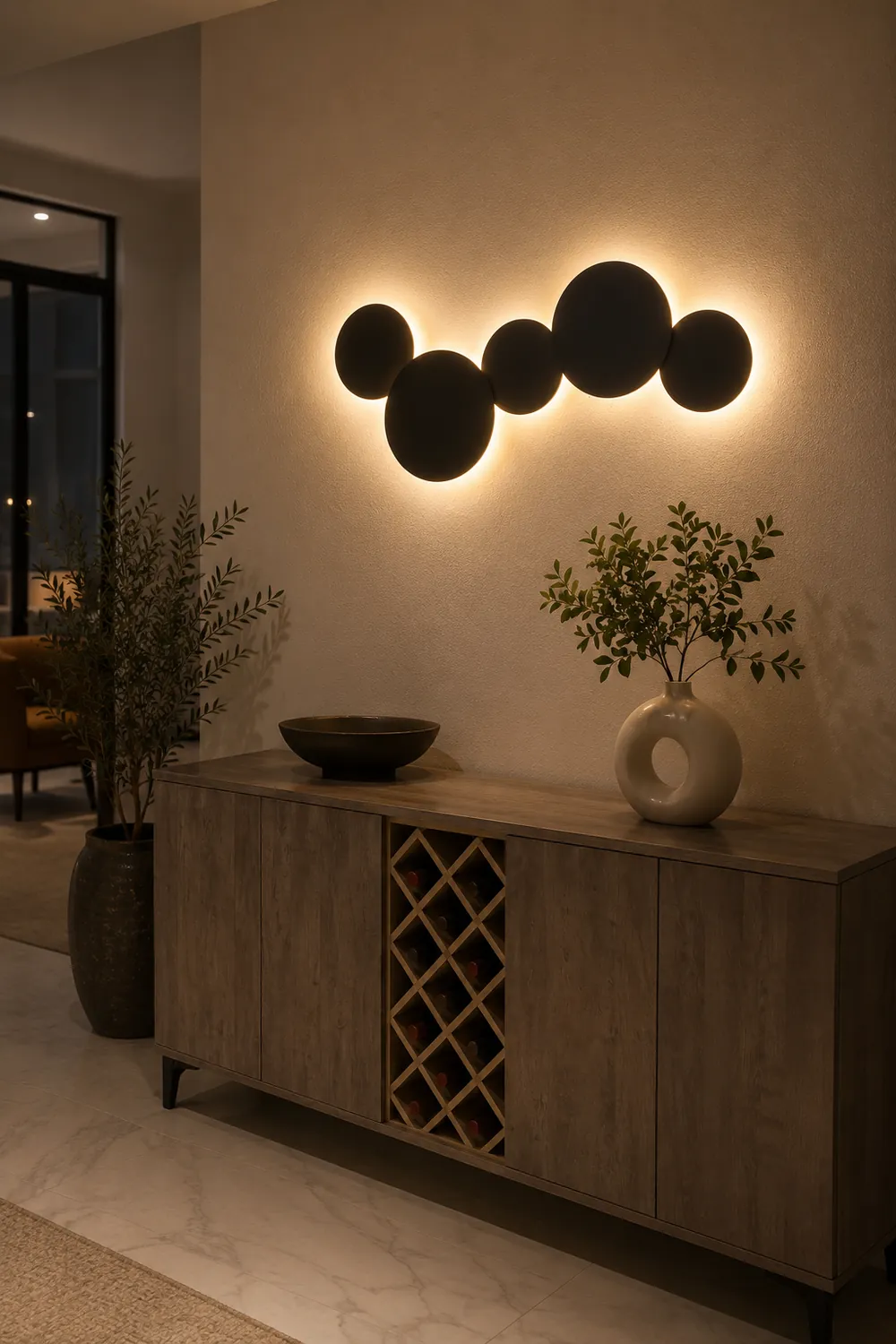 Art Fluorescent Wall Lamp - Lumpaz