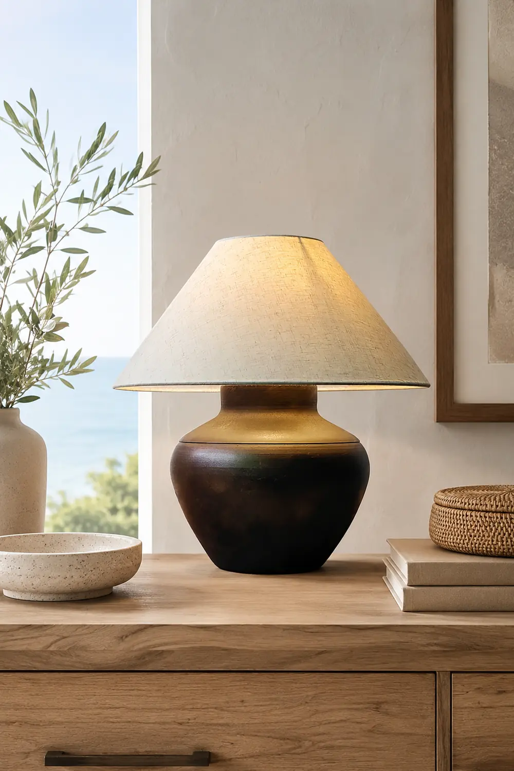 Calabria Ceramic Table Lamp - Lumpaz