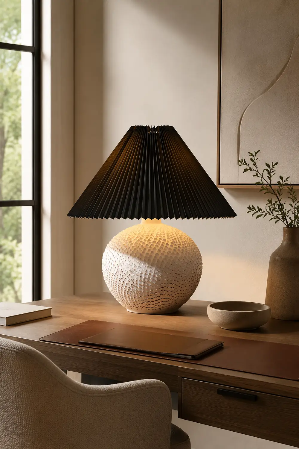 Textured Ceramic Table Light - Lumpaz