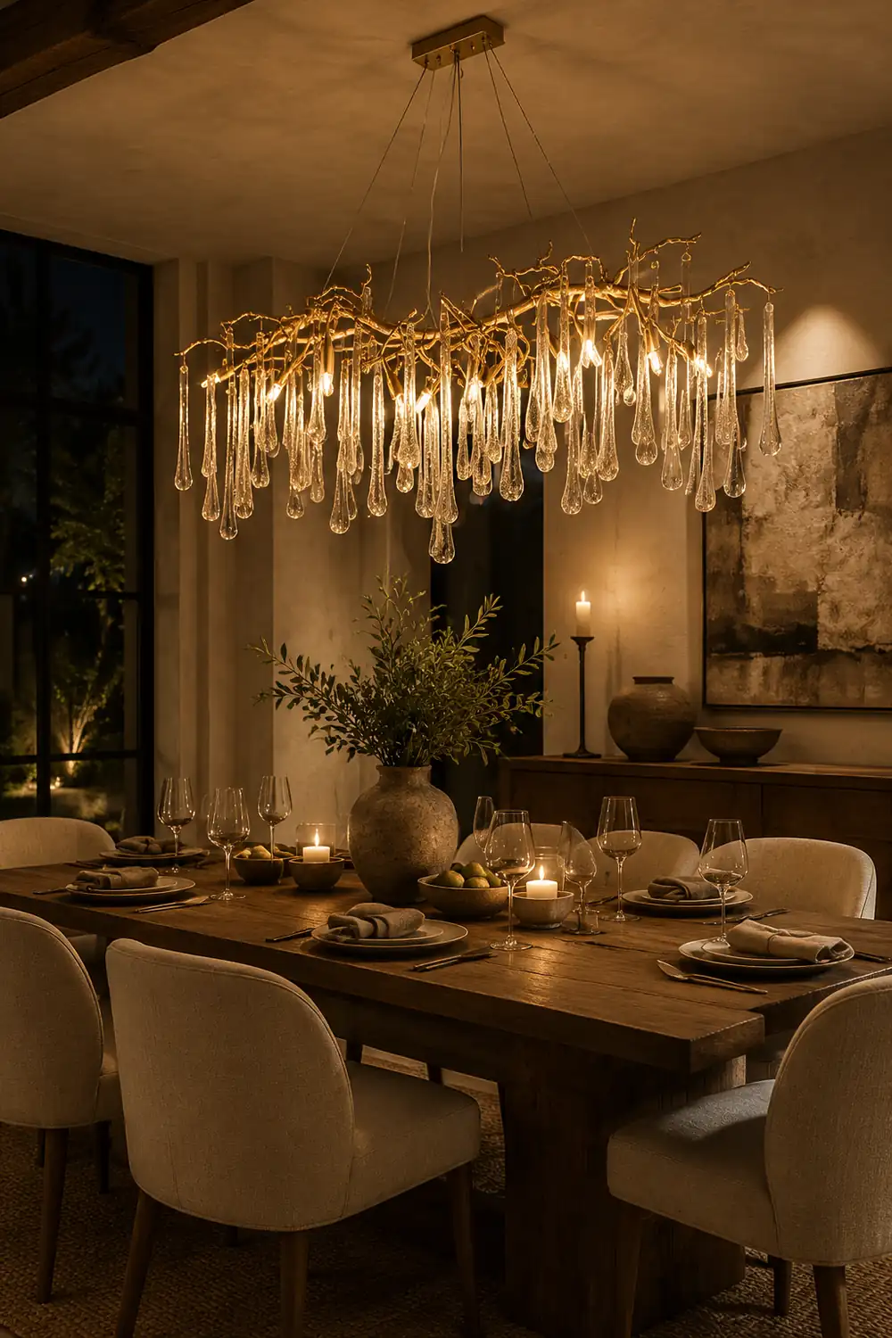 Aqua Makrama Chandeliers - Lumpaz
