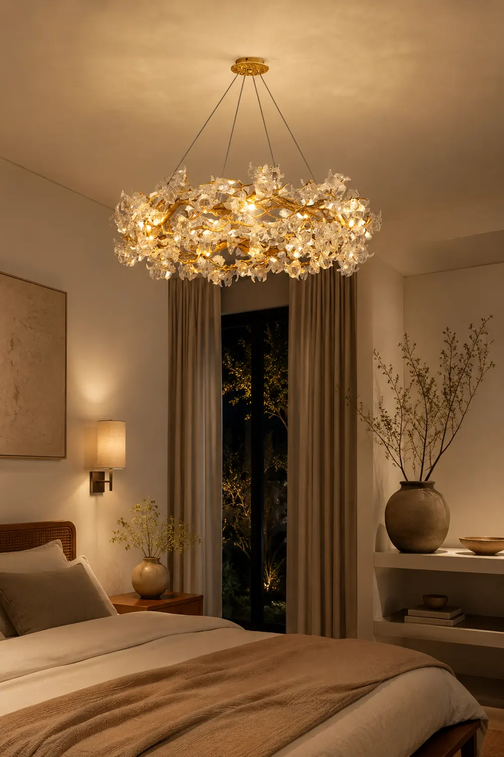 Hibiscus Flower Chandelier - Lumpaz