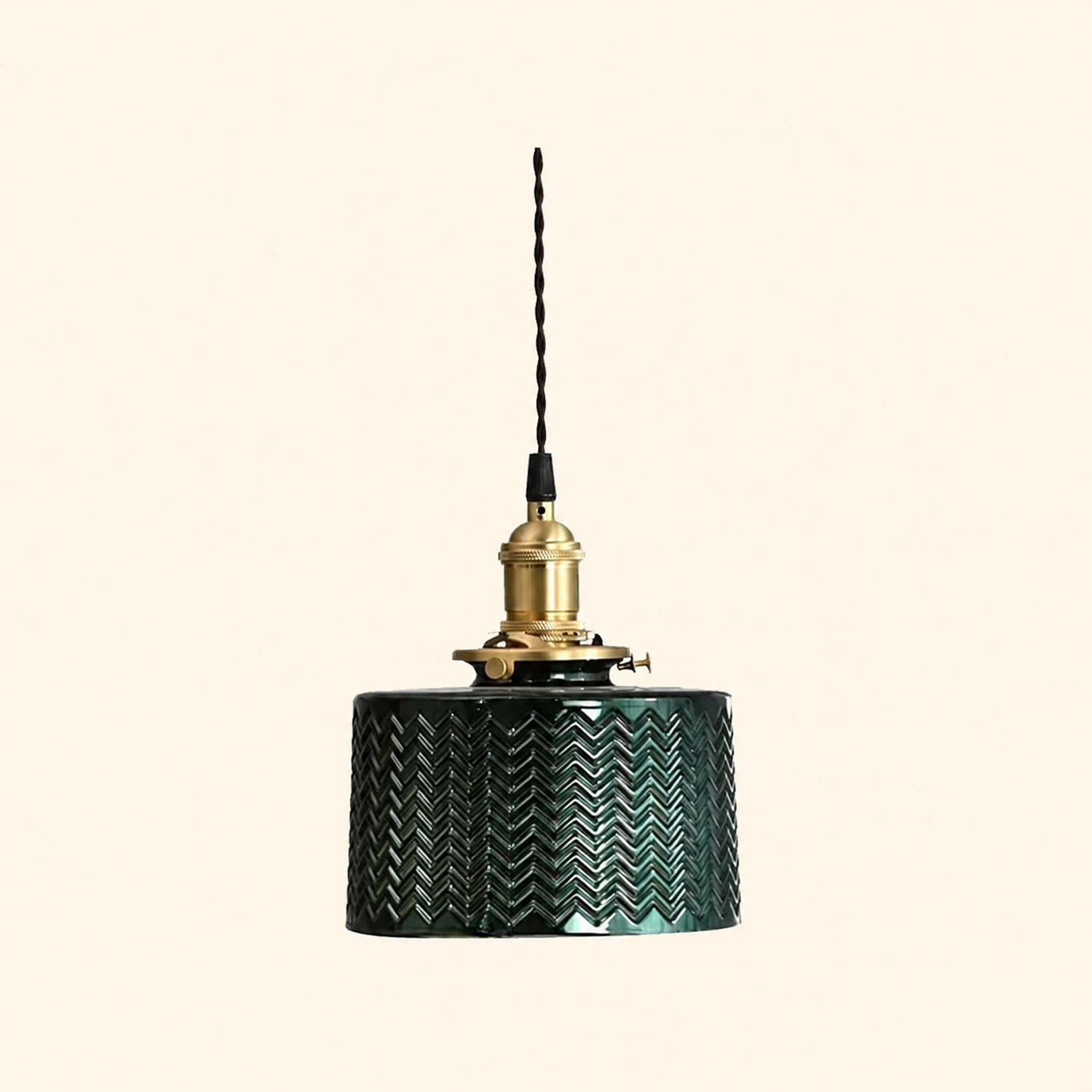 Green Glass Pendant Lamp - Lumpaz