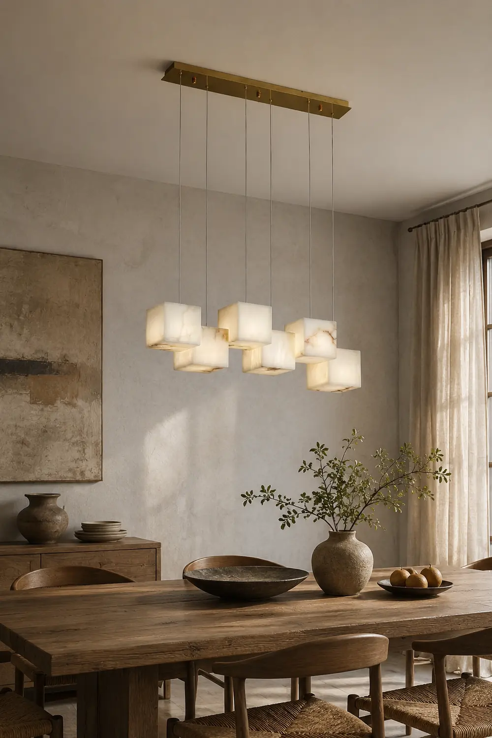 Marble Box Chandelier - Lumpaz