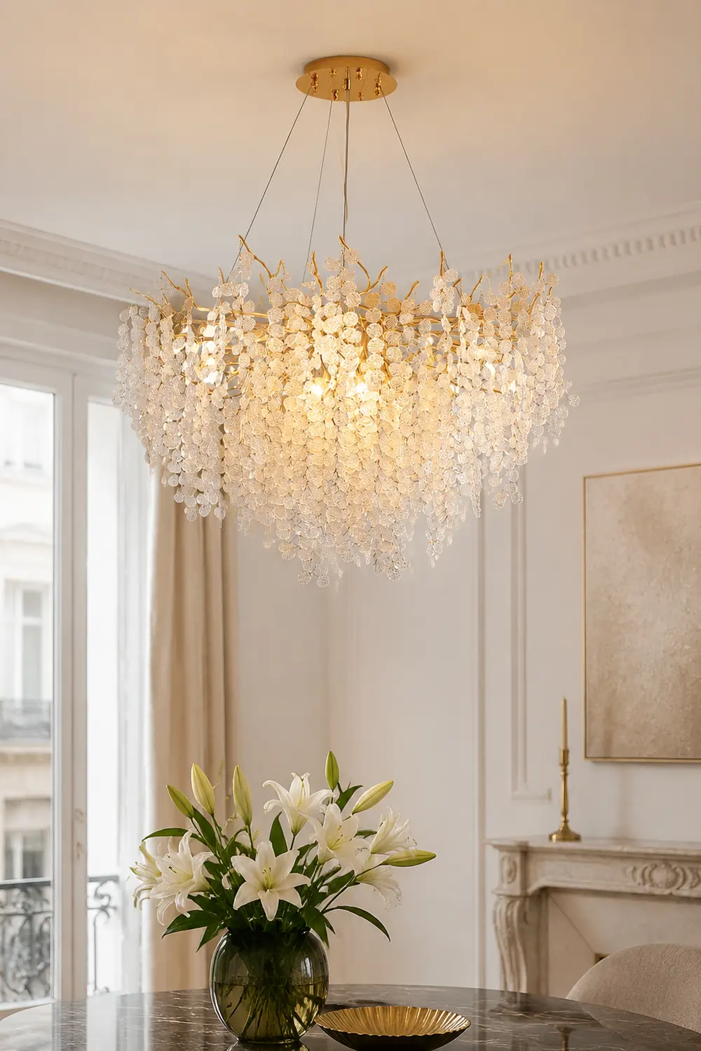 Shiro Noda Glass Chandeliers - Lumpaz