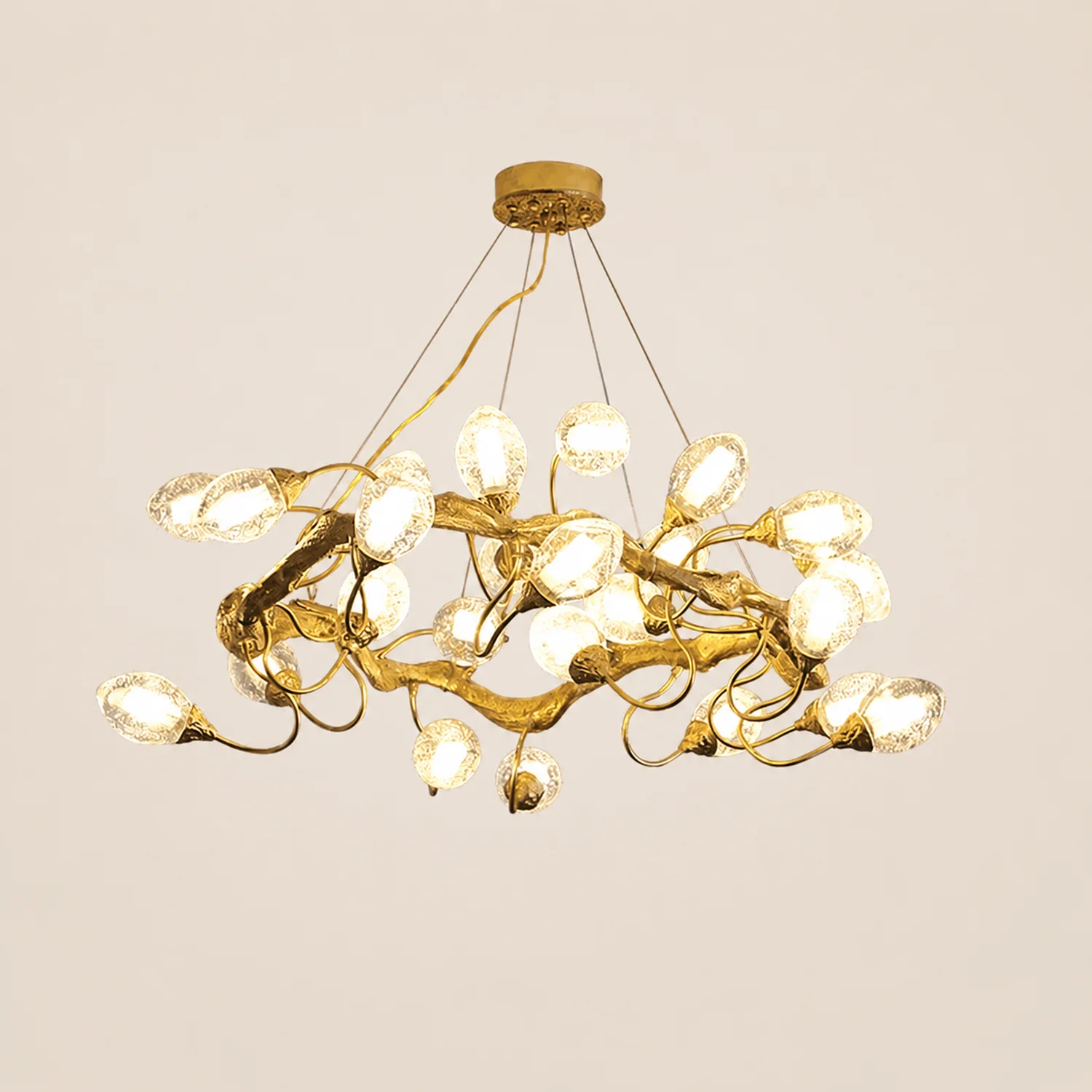 Lotus Brass Chandeliers - Lumpaz
