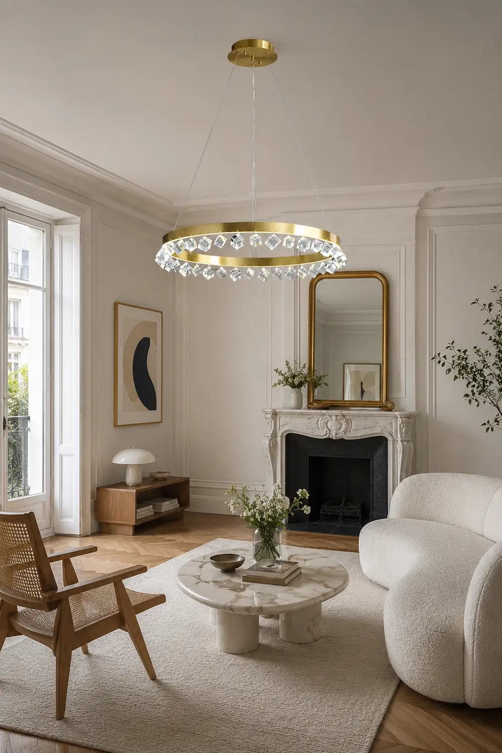 Loop Crystal Chandelier - Lumpaz