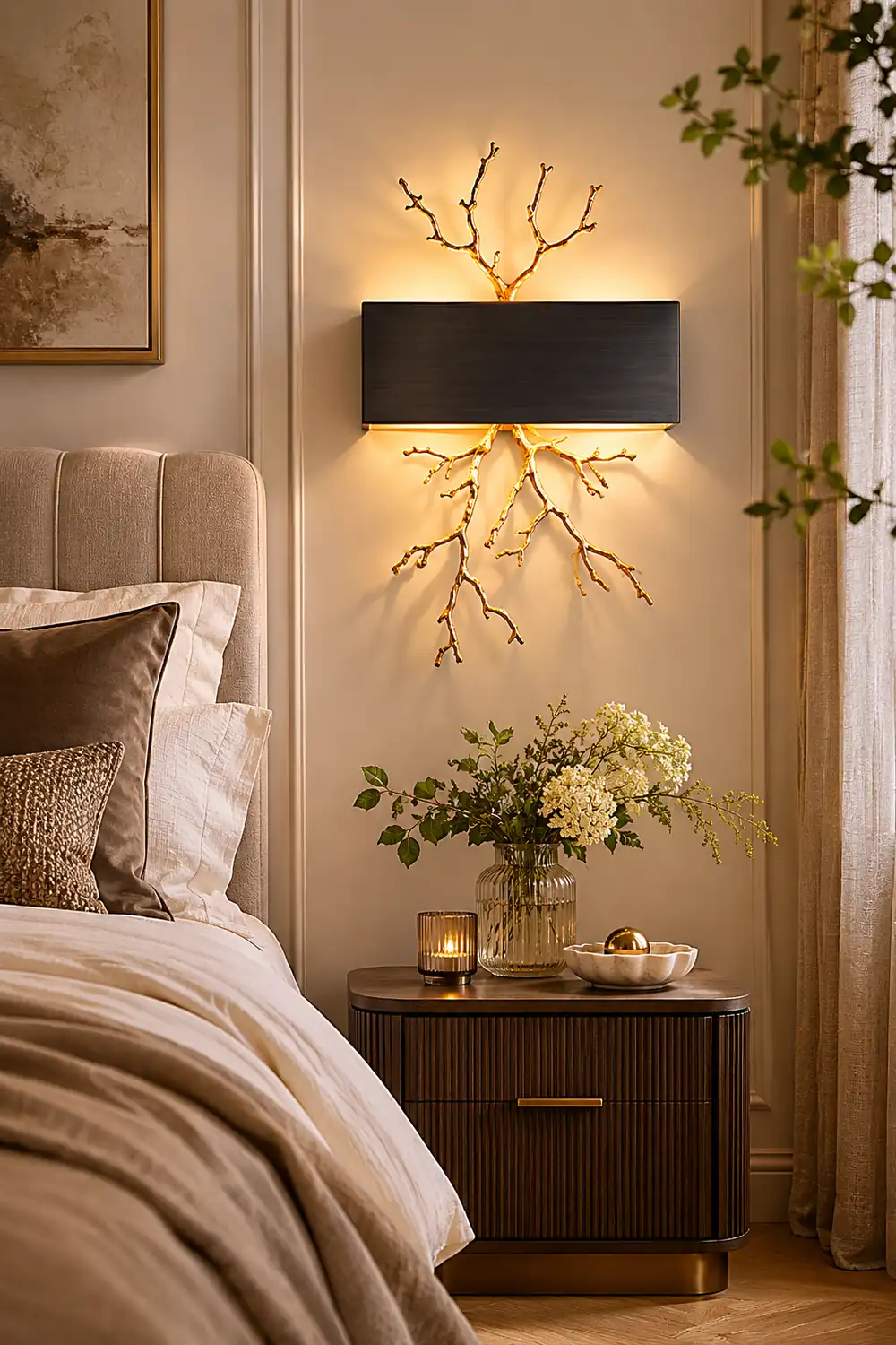 Brass Branch Wall Lamp - Lumpaz