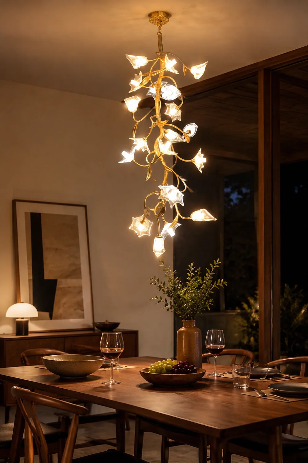 Flower Craftsman Chandelier - Lumpaz