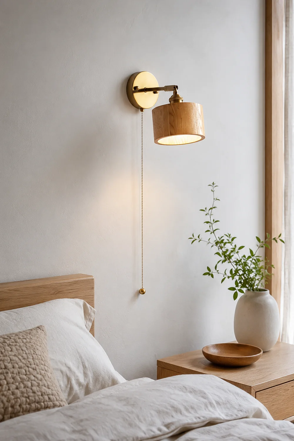 Rotatable Wooden Wall Lamp - Lumpaz