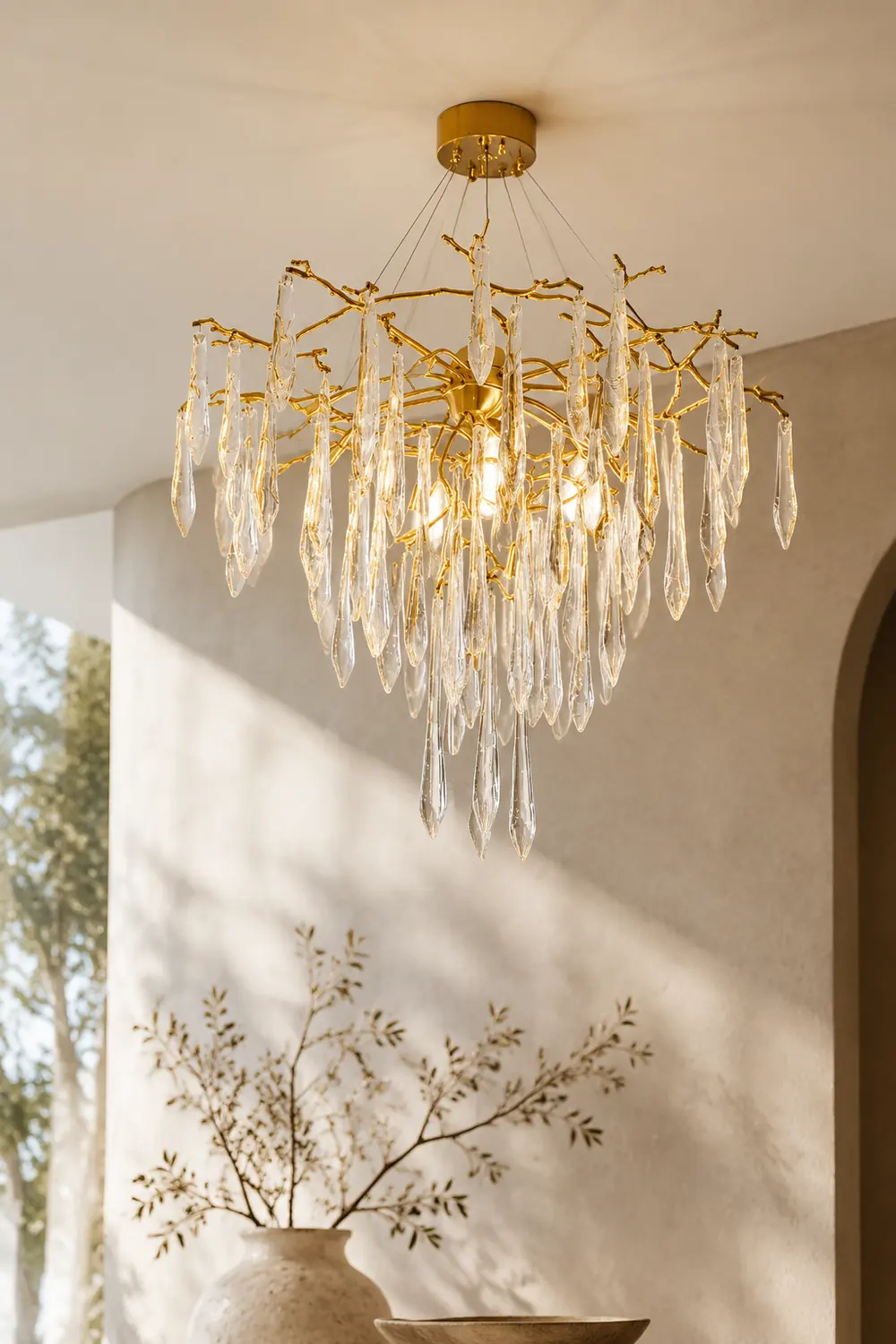 Icicle Crystal Chandelier - Lumpaz
