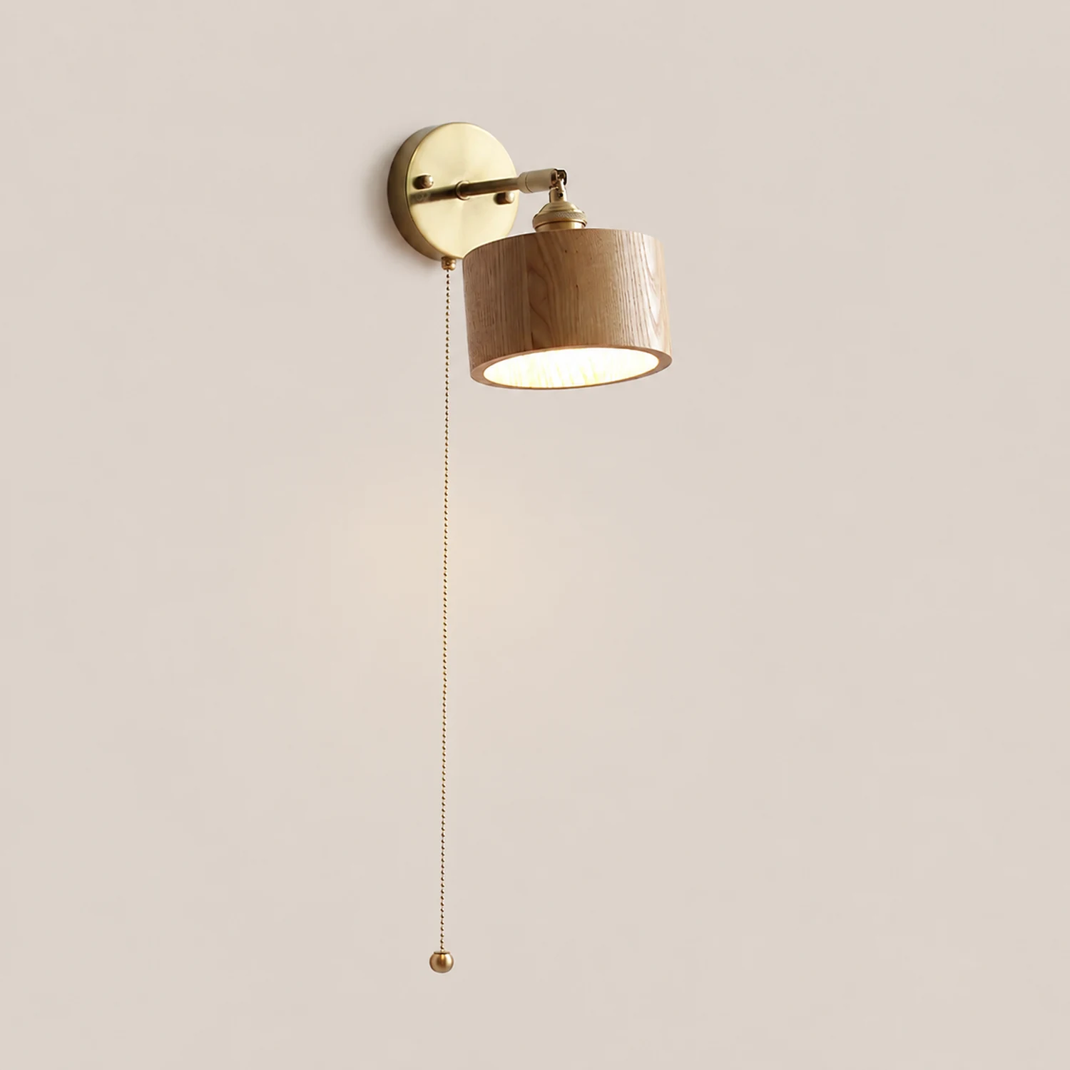 Rotatable Wooden Wall Lamp - Lumpaz