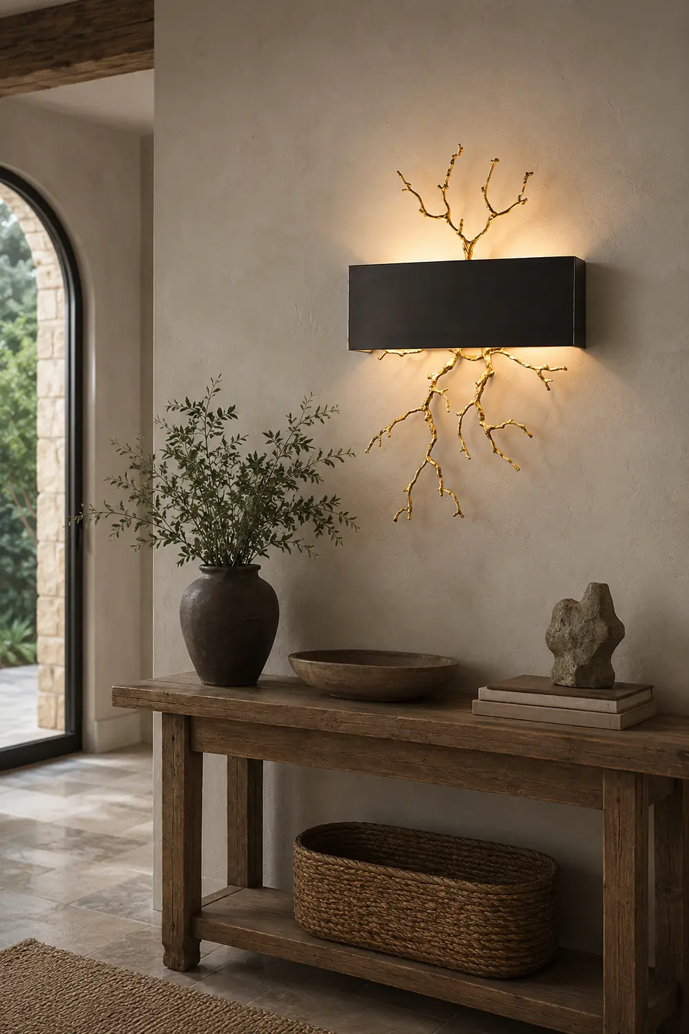 Brass Branch Wall Lamp - Lumpaz