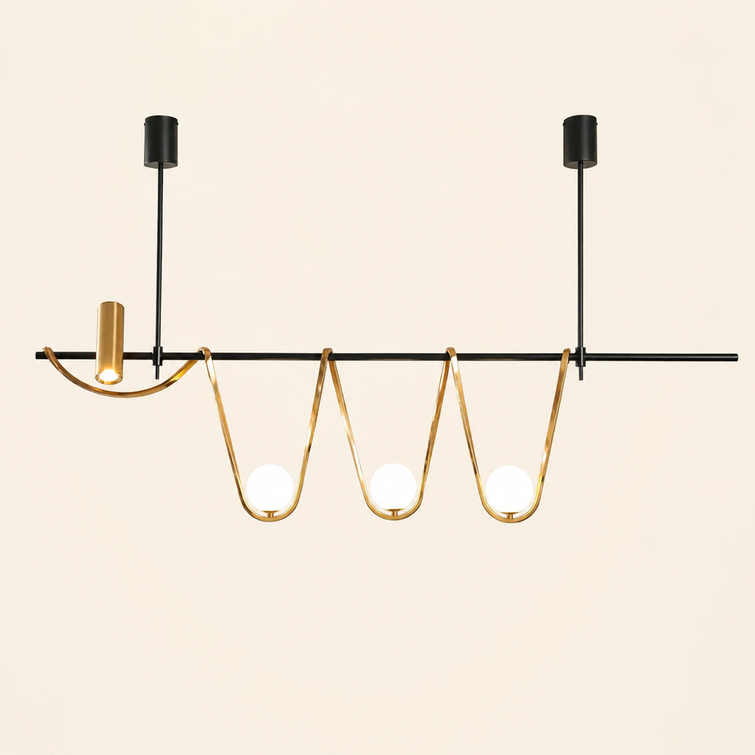 Linear Island Chandelier - Lumpaz