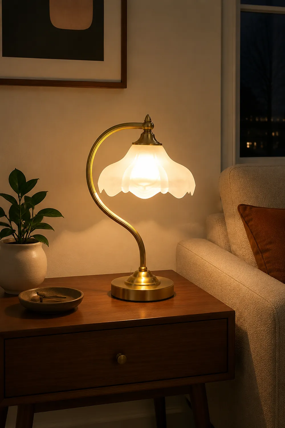 Magnolya Flower Table Lamp - Lumpaz