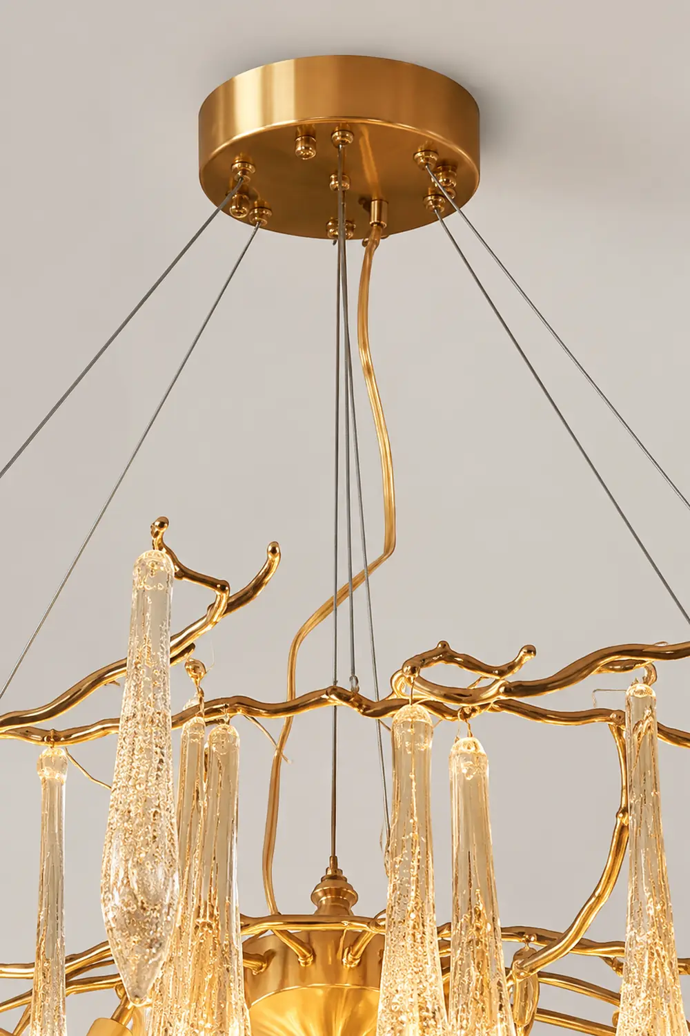 Branchs Brass Chandelier - Lumpaz