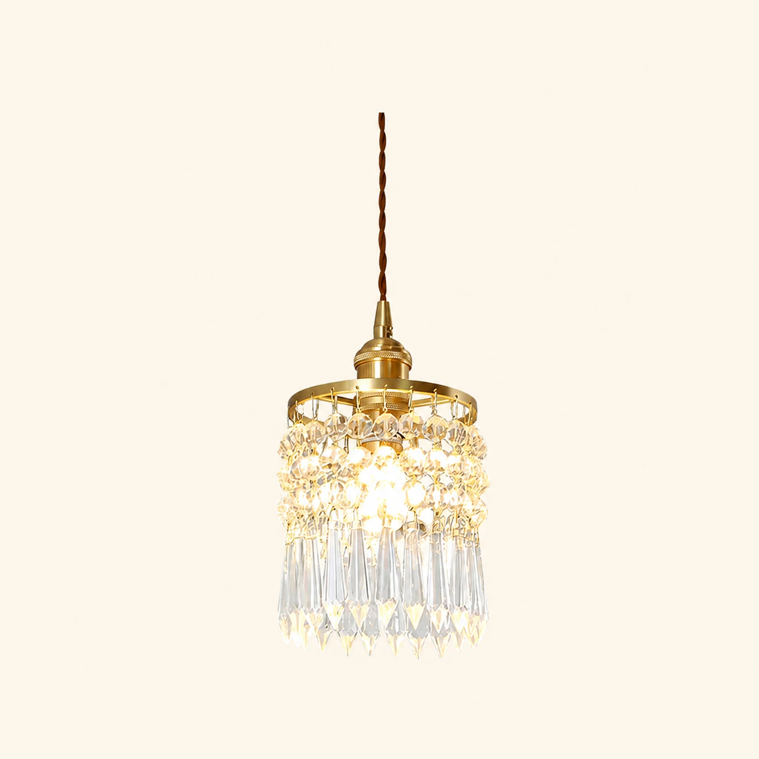 Vintage Crystal Pendant Lamp - Lumpaz