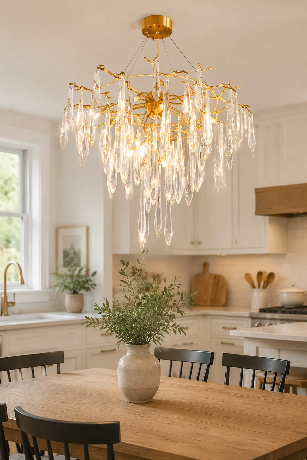 Icicle Crystal Chandelier - Lumpaz