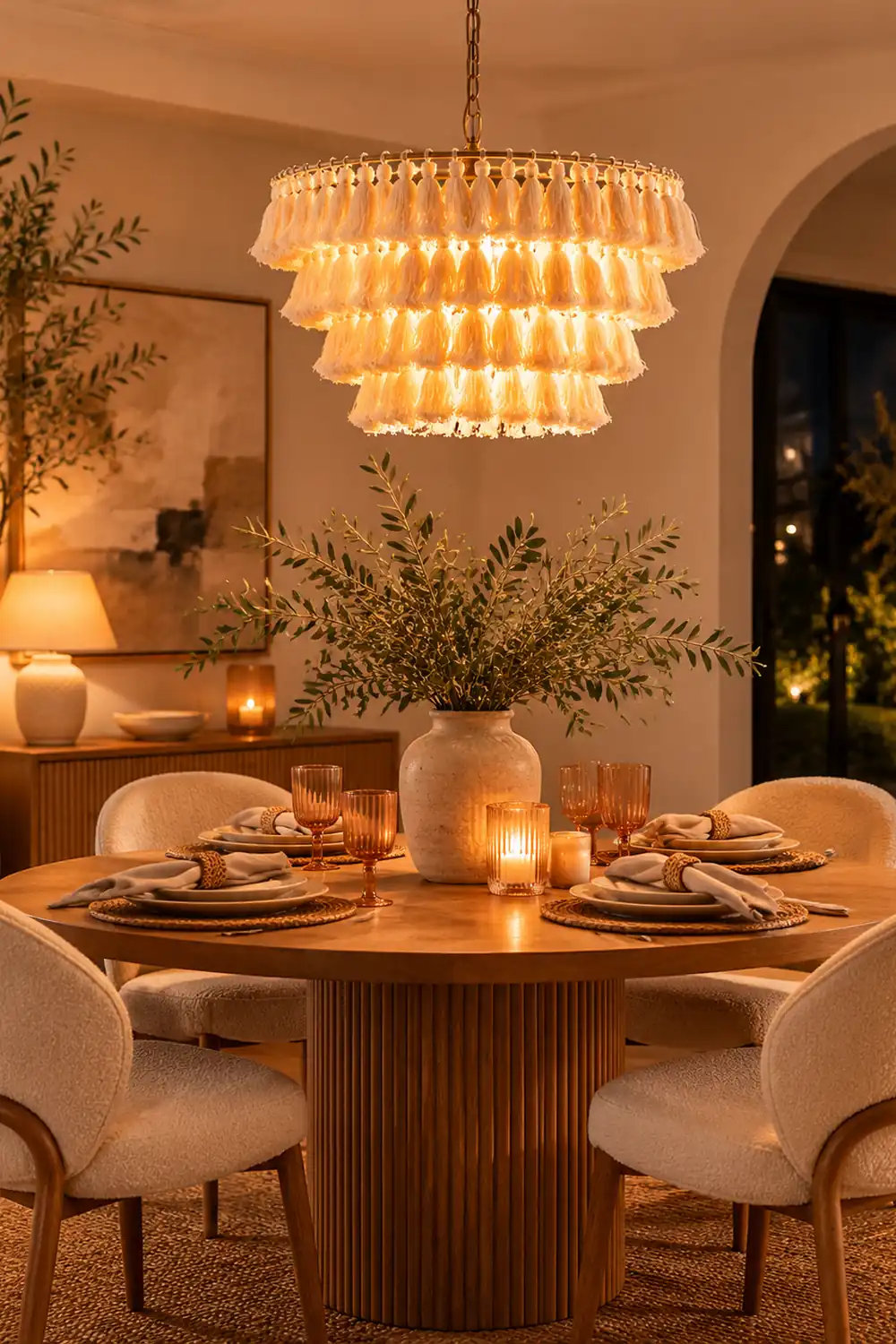 Multicolor Tassel Chandeliers - Lumpaz