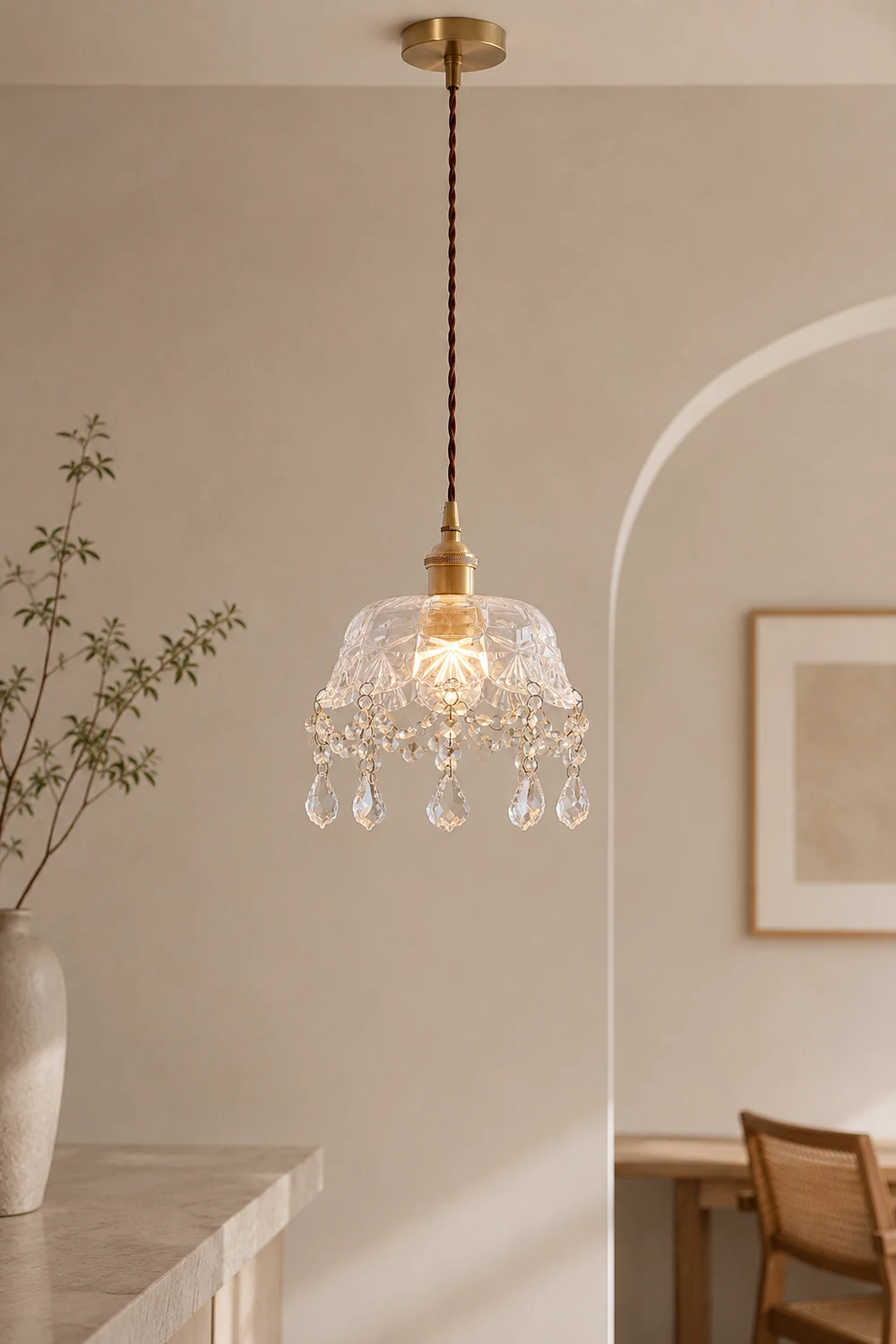 Glass Jewel Pendant Light - Lumpaz