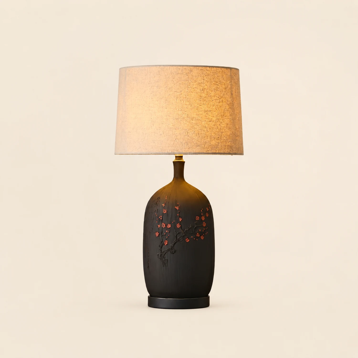 Plum Ceramic Table Lamp - Lumpaz