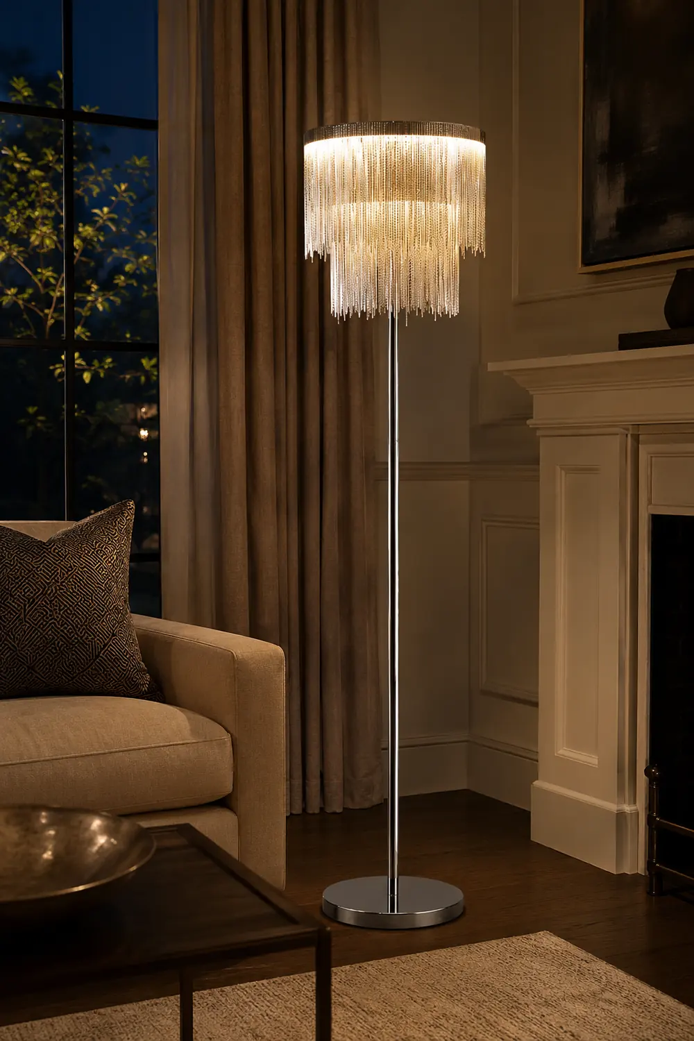 Cadena Tassel Floor Lamp - Lumpaz