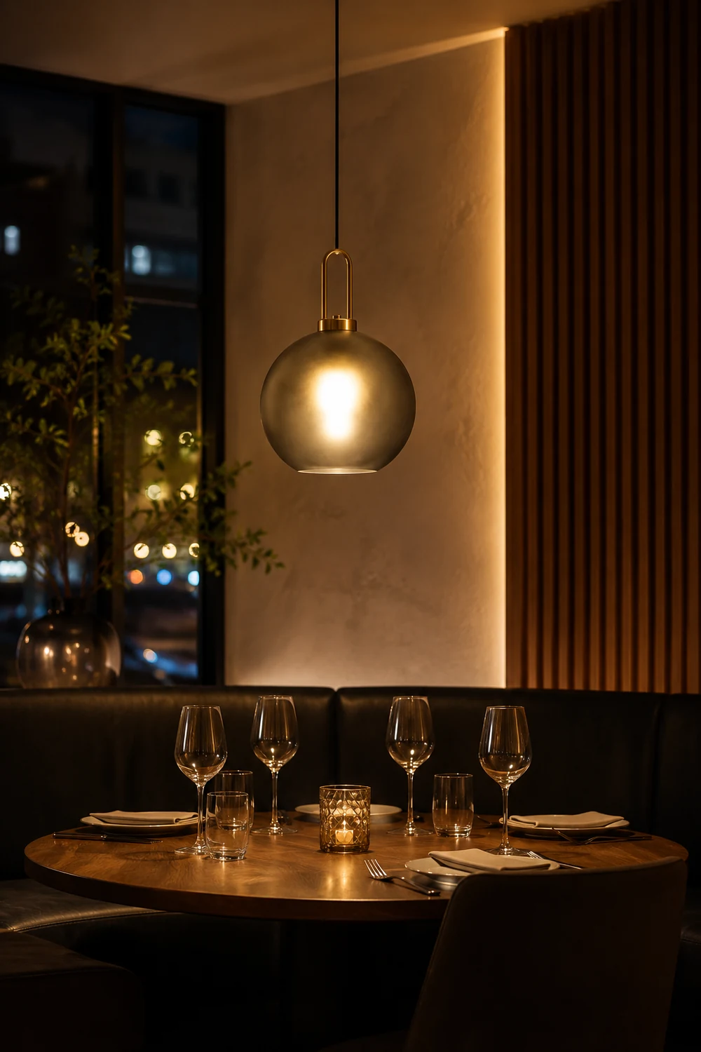 Pendulum Glass Pendant Lamp - Lumpaz