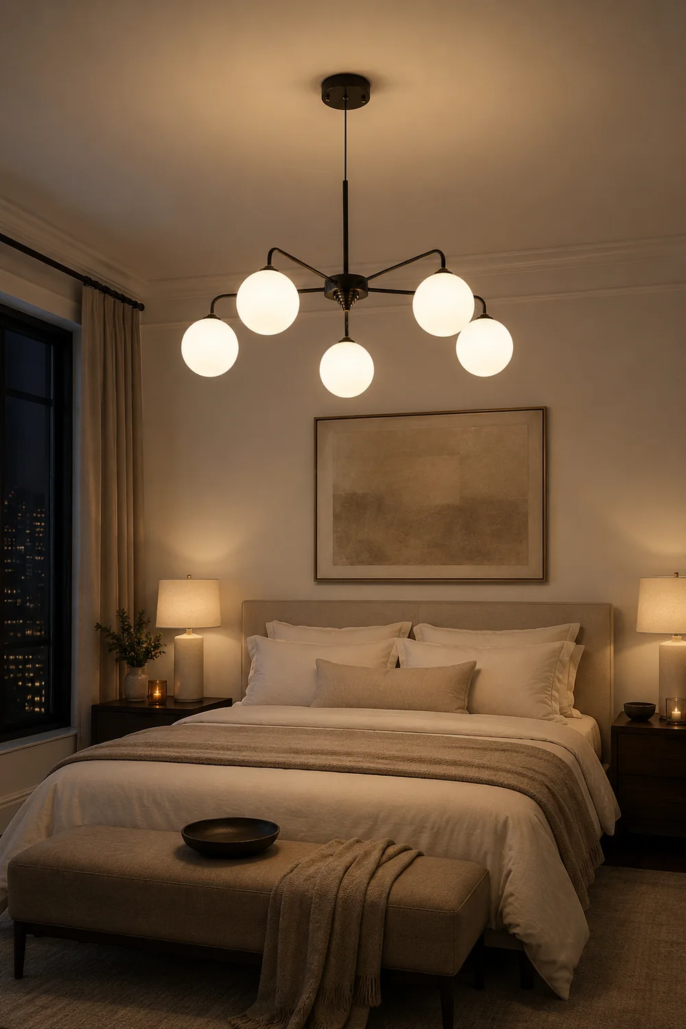 Lune Chandelier - Lumpaz