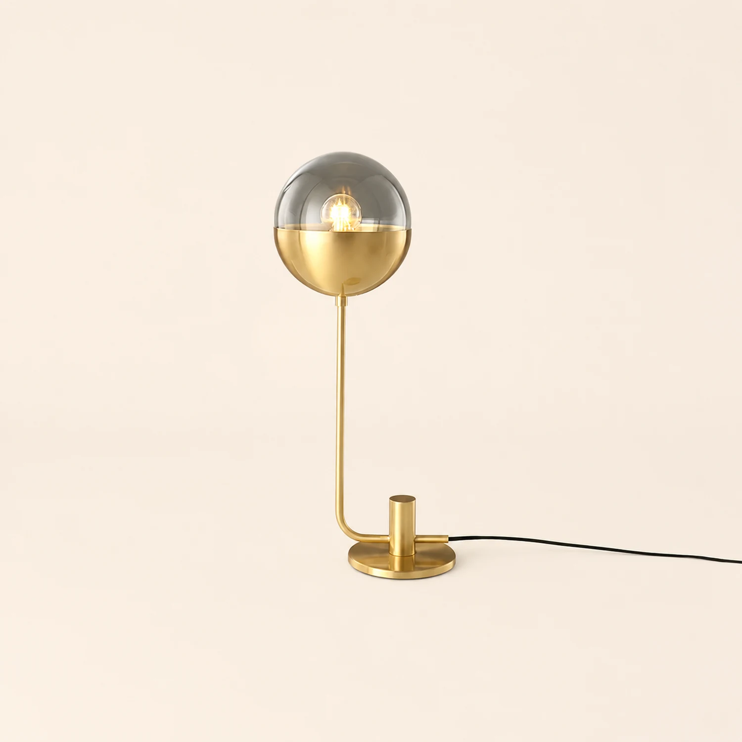 Brass Globular Table Lamp - Lumpaz