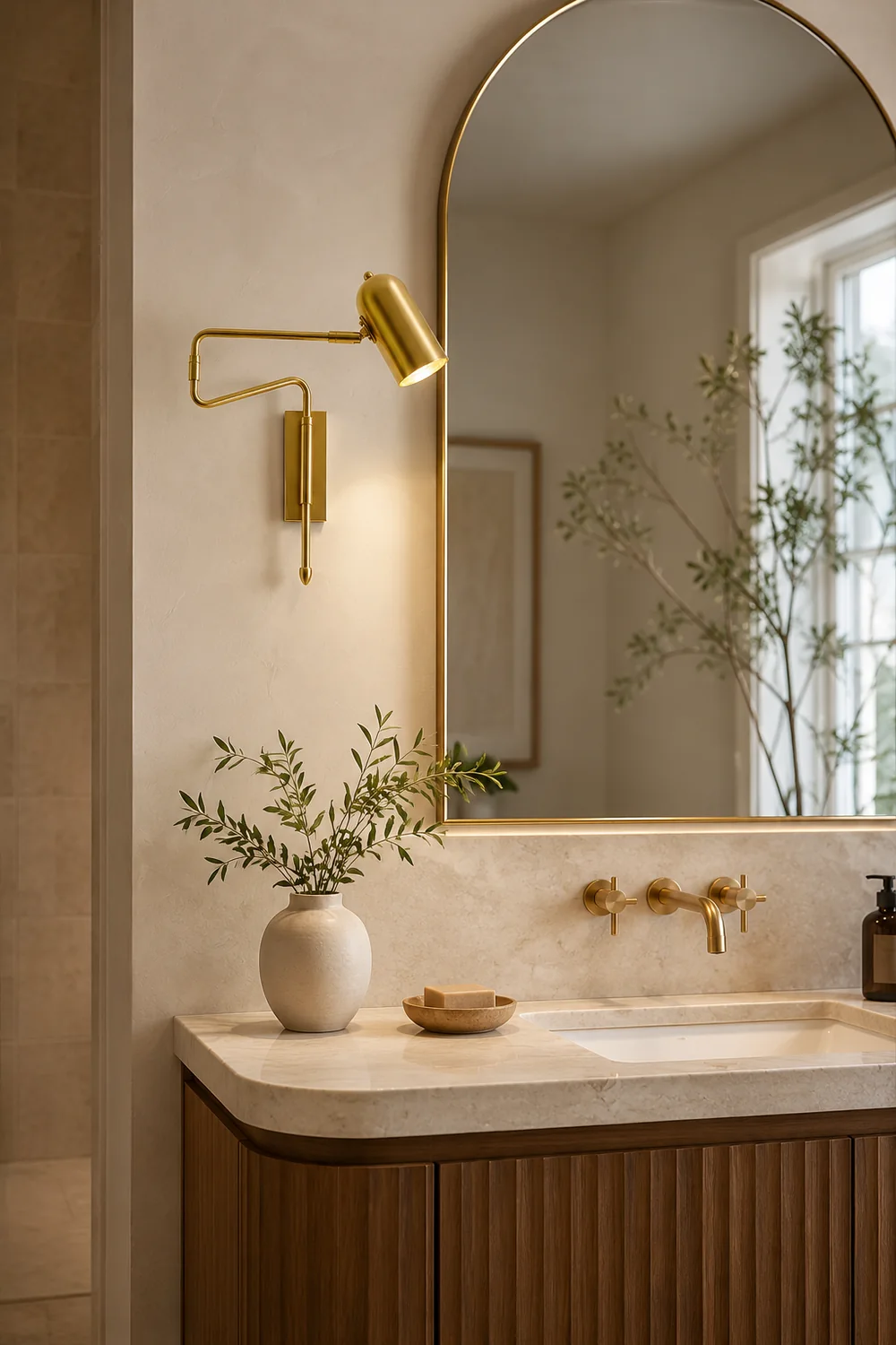 Long Arm Rotating Wall Lamp - Lumpaz