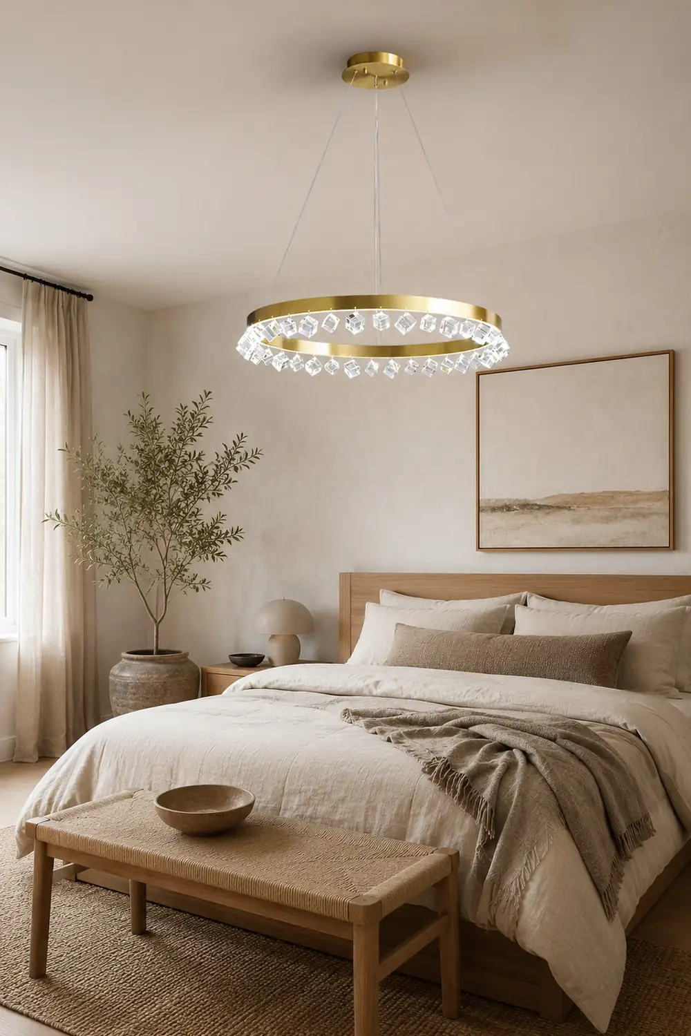 Loop Crystal Chandelier - Lumpaz