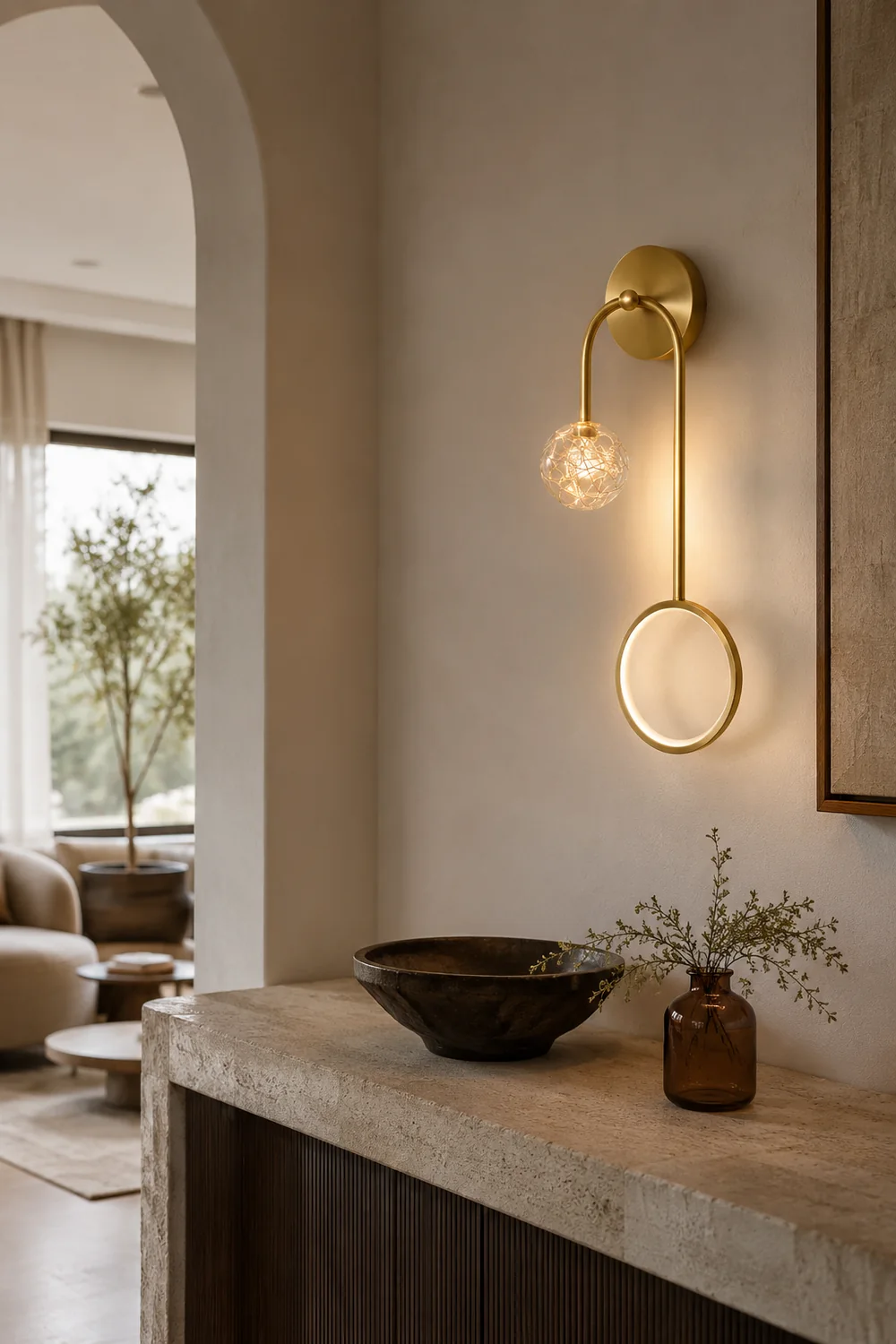 Gypsophila Wall Lamp - Lumpaz