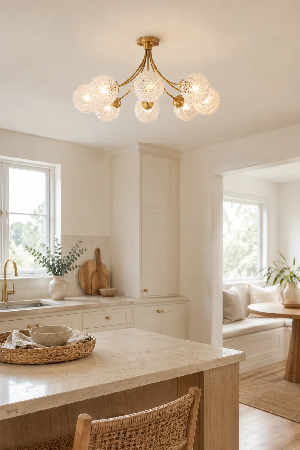 Retro Glass Ceiling Lamp - Lumpaz