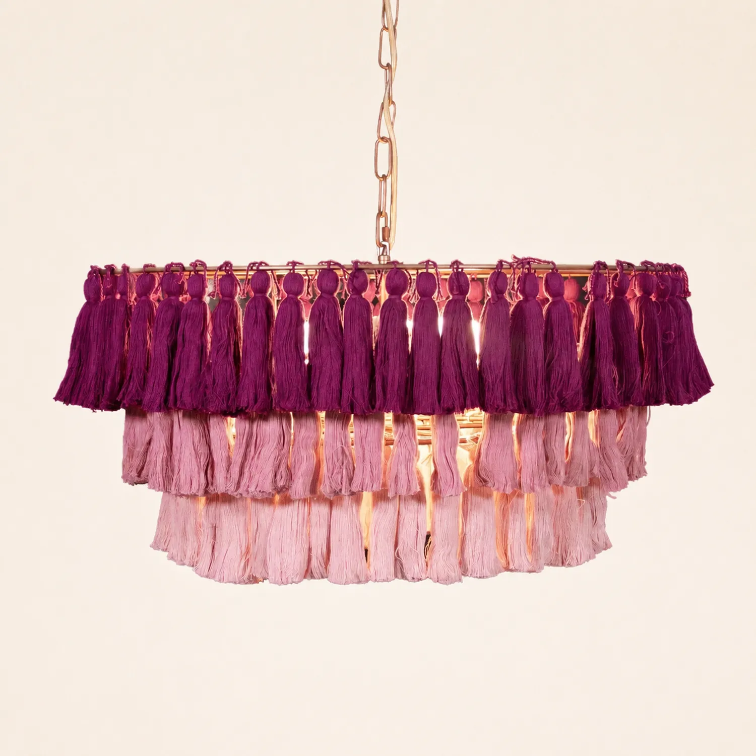 Multicolor Tassel Chandeliers - Lumpaz