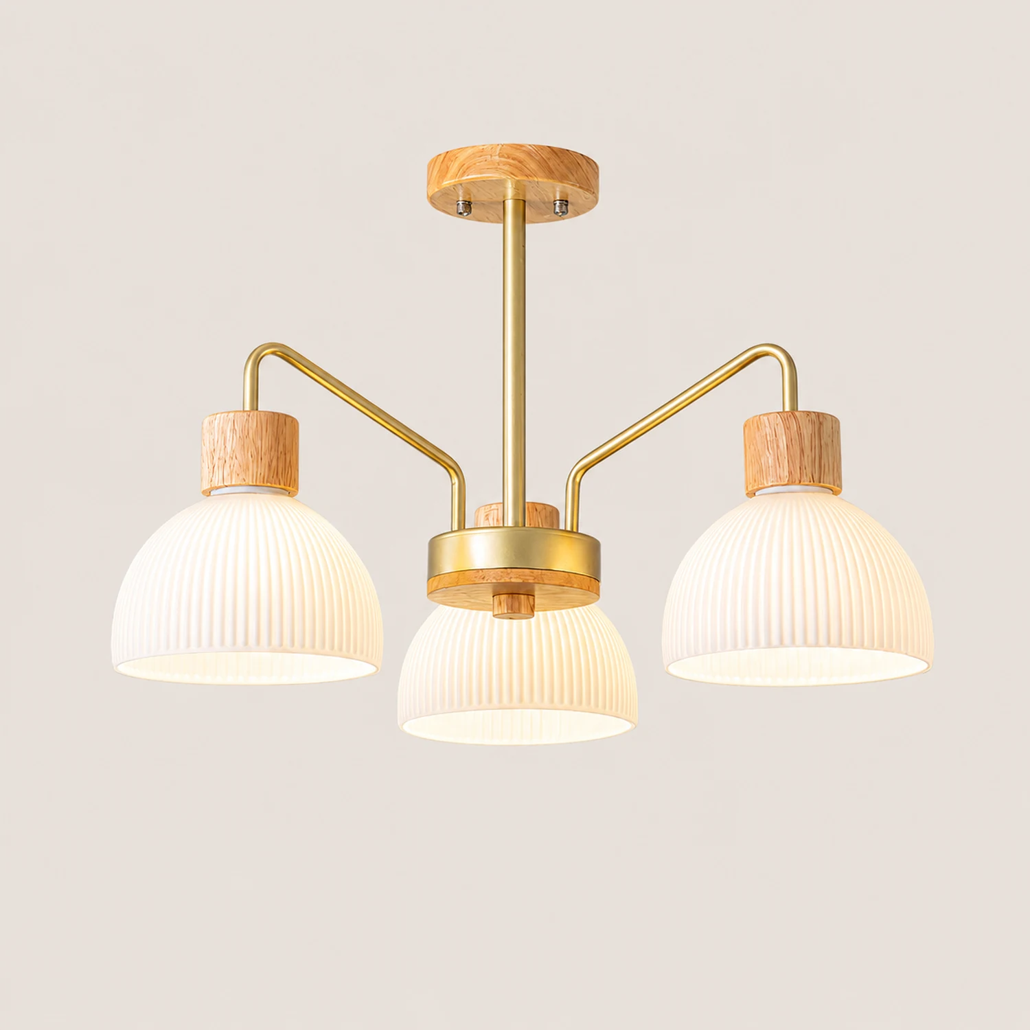 Ribbed Chandelier - Lumpaz