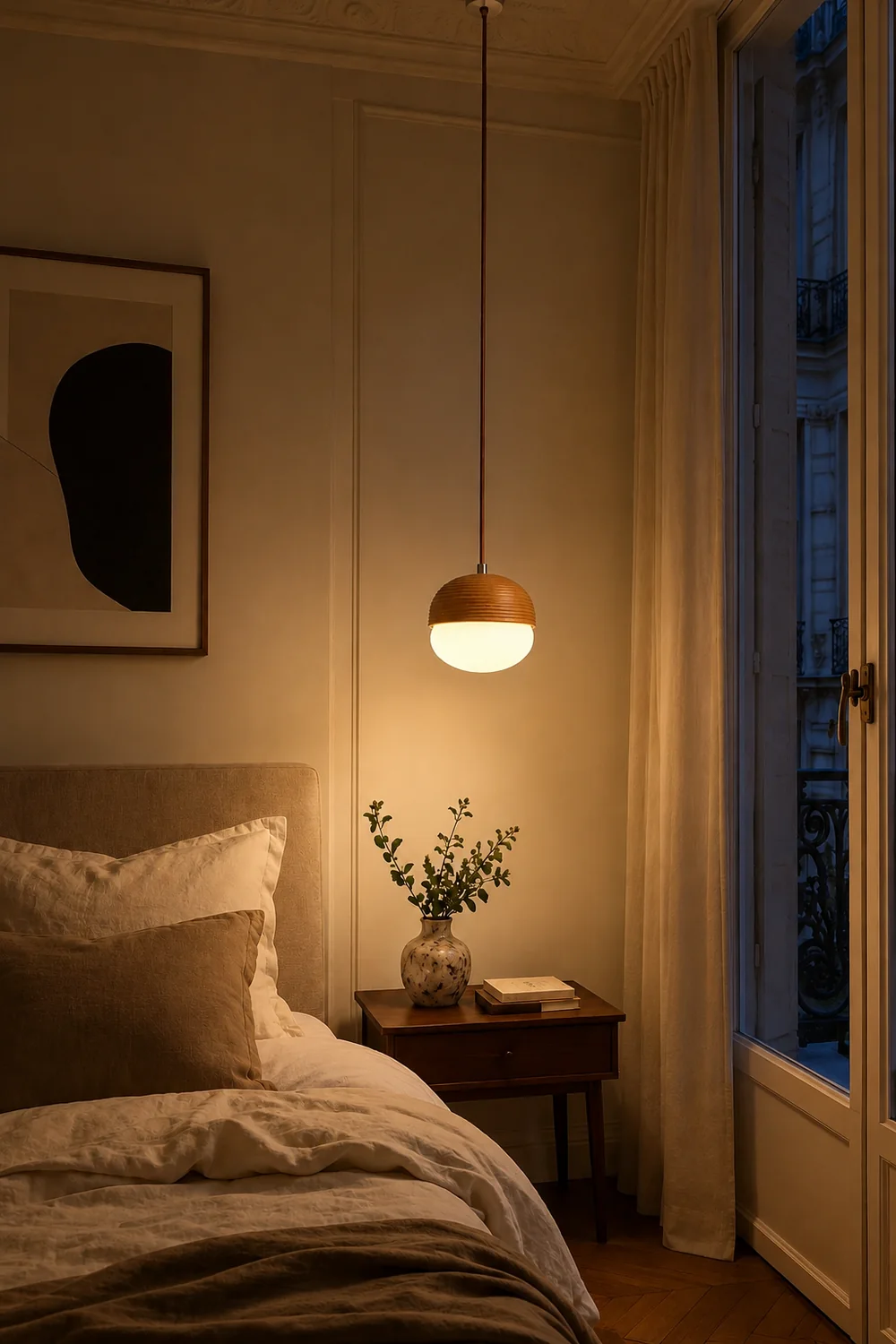 Wood Nut Pendant Lamp - Lumpaz