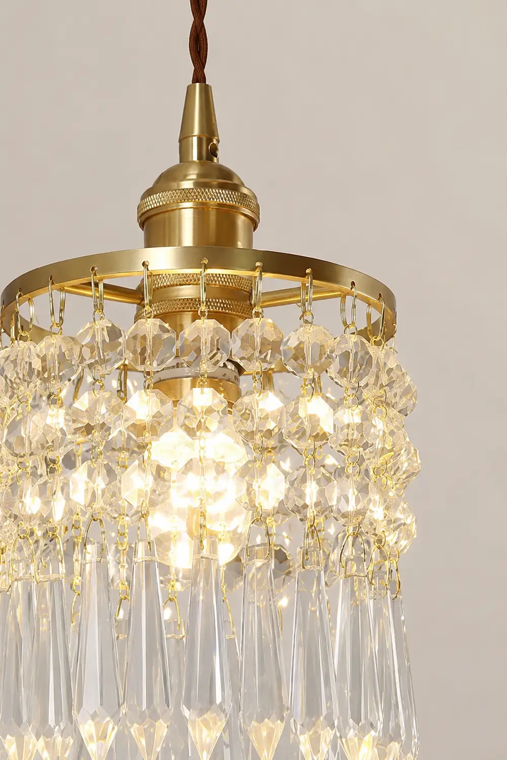 Vintage Crystal Pendant Lamp - Lumpaz