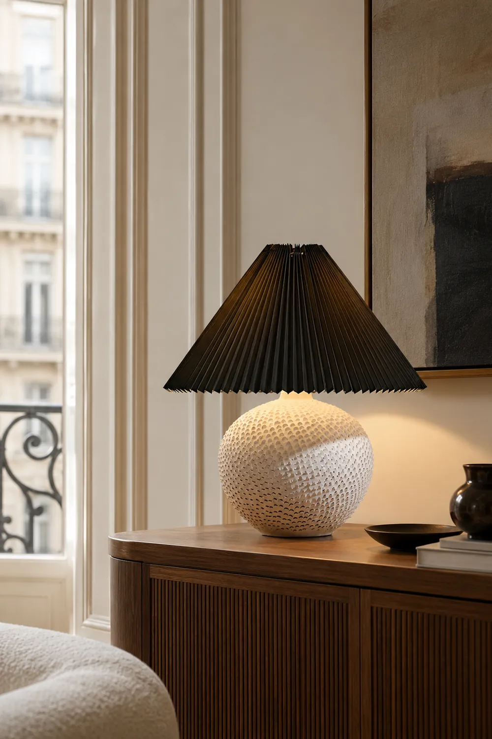Textured Ceramic Table Light - Lumpaz