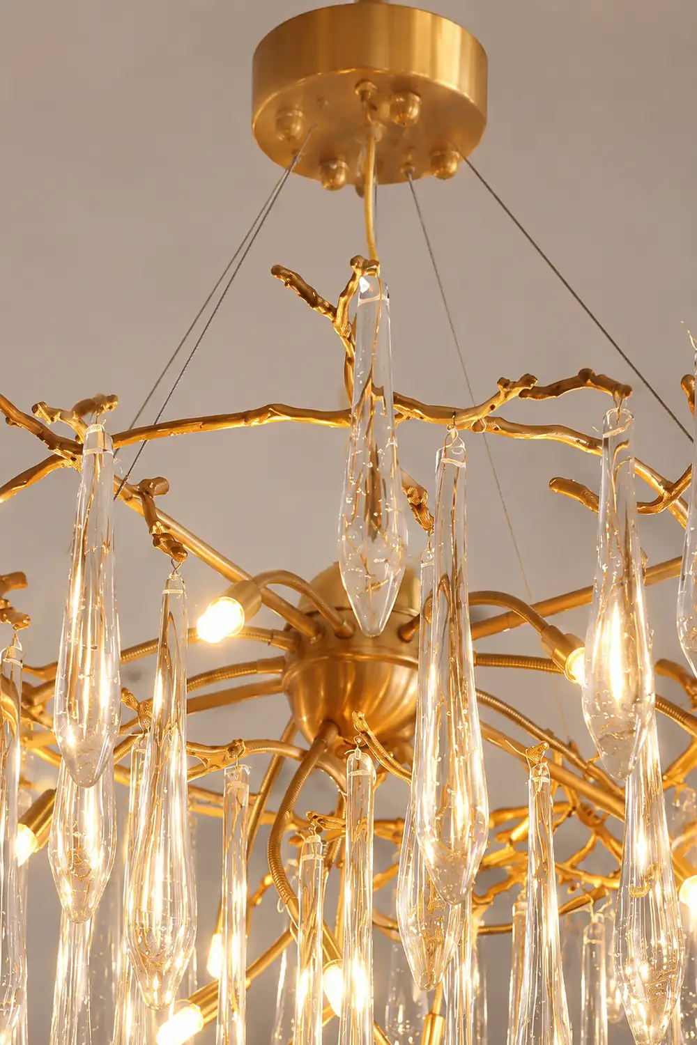 Icicle Crystal Chandelier - Lumpaz