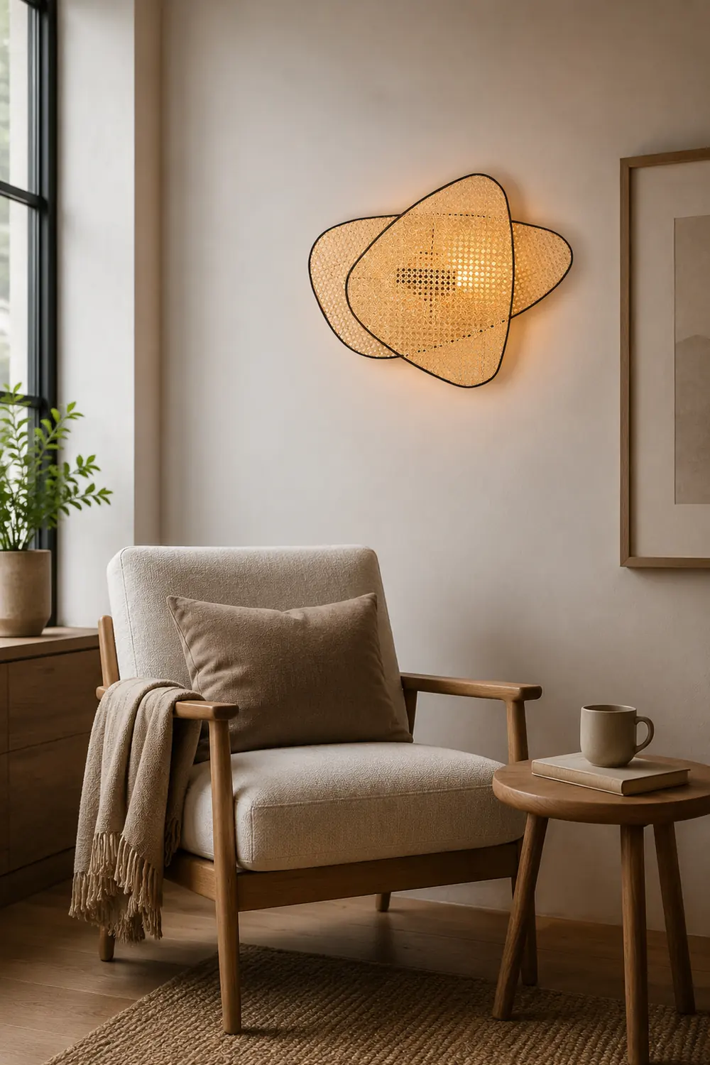 Screen Cannage Wall Lamp - Lumpaz