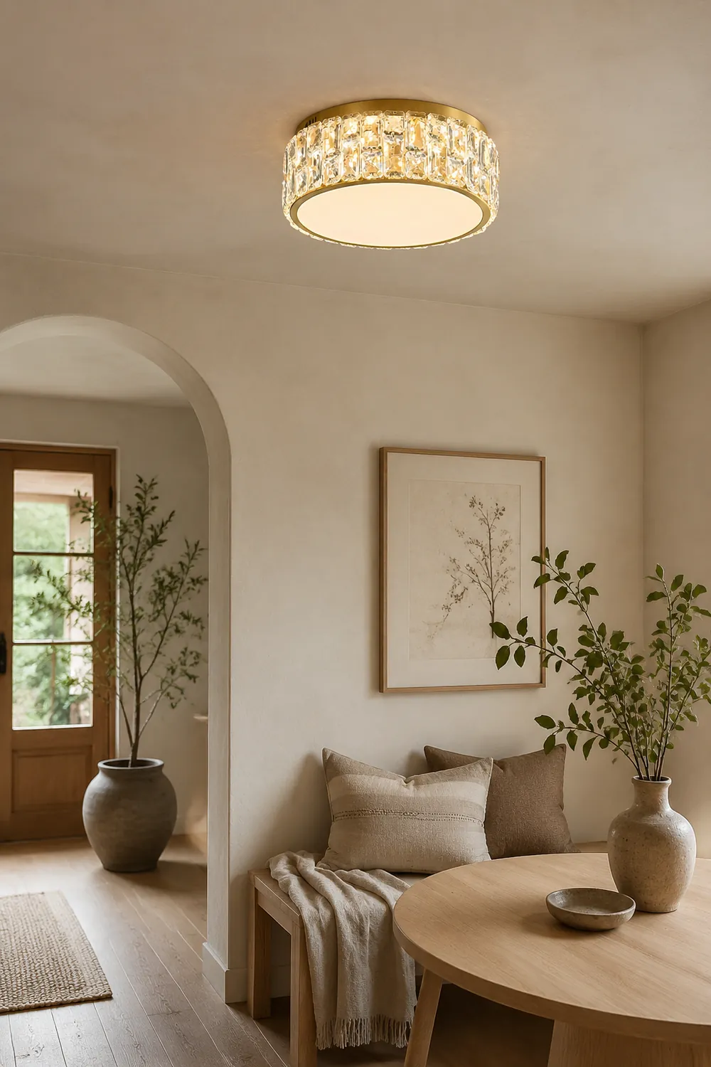 Quicksand Crystal Ceiling Lamp - Lumpaz