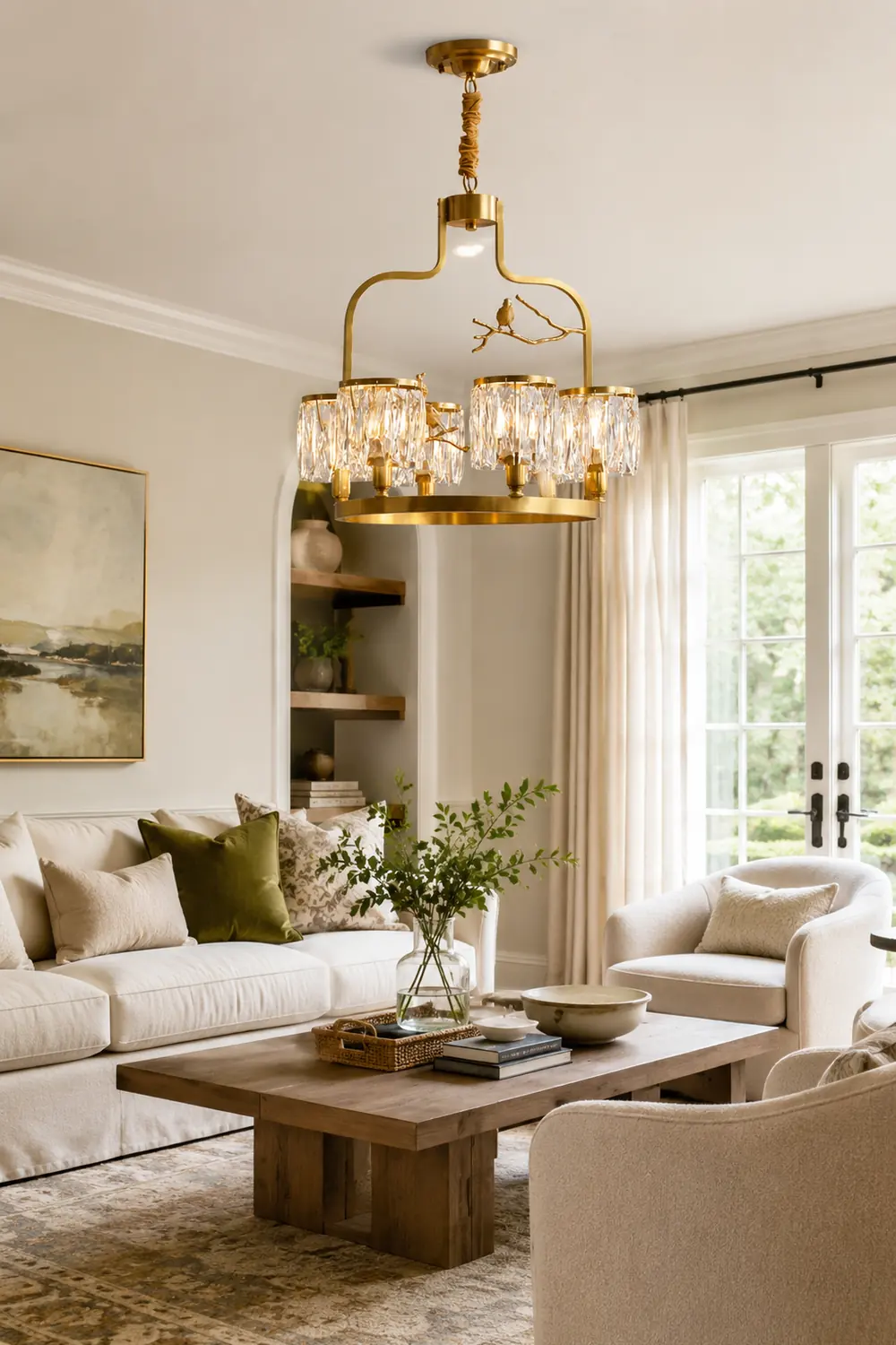 Crystal Bird Chandelier - Lumpaz