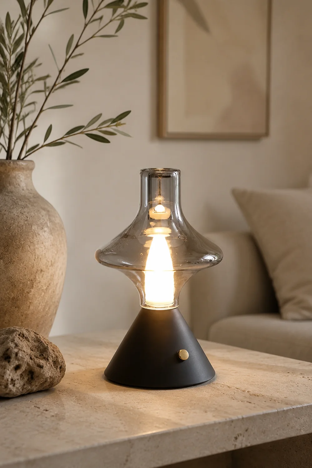 Theater Built-in Battery Table Lamp - Lumpaz
