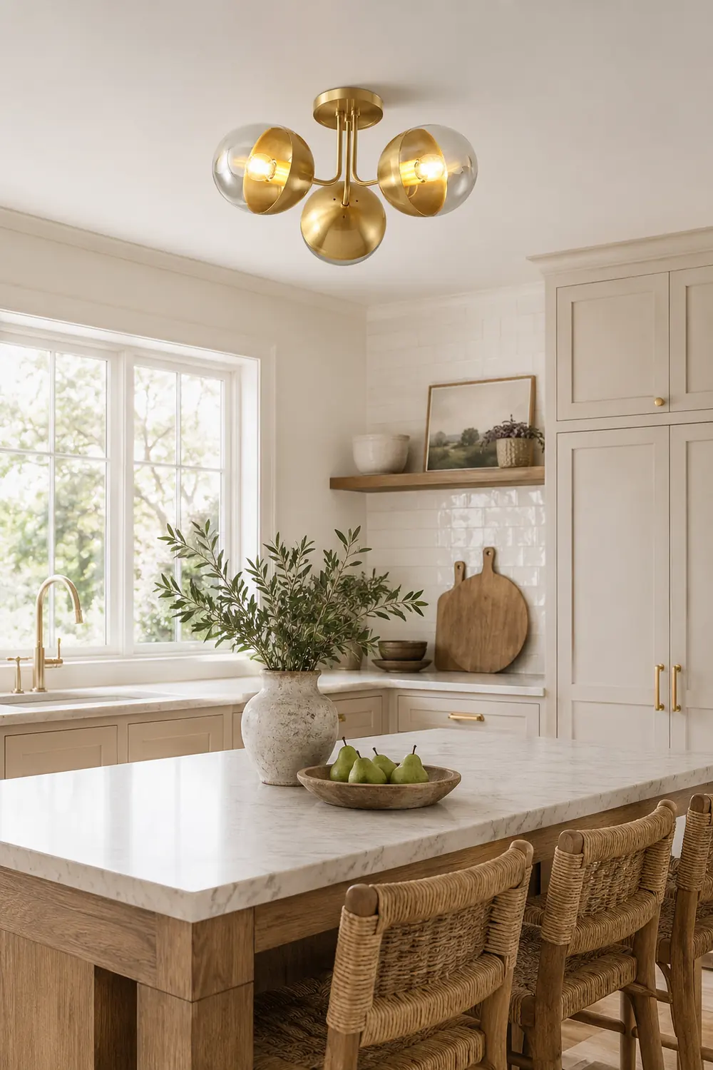 Brass Globulars Ceiling Lamp - Lumpaz