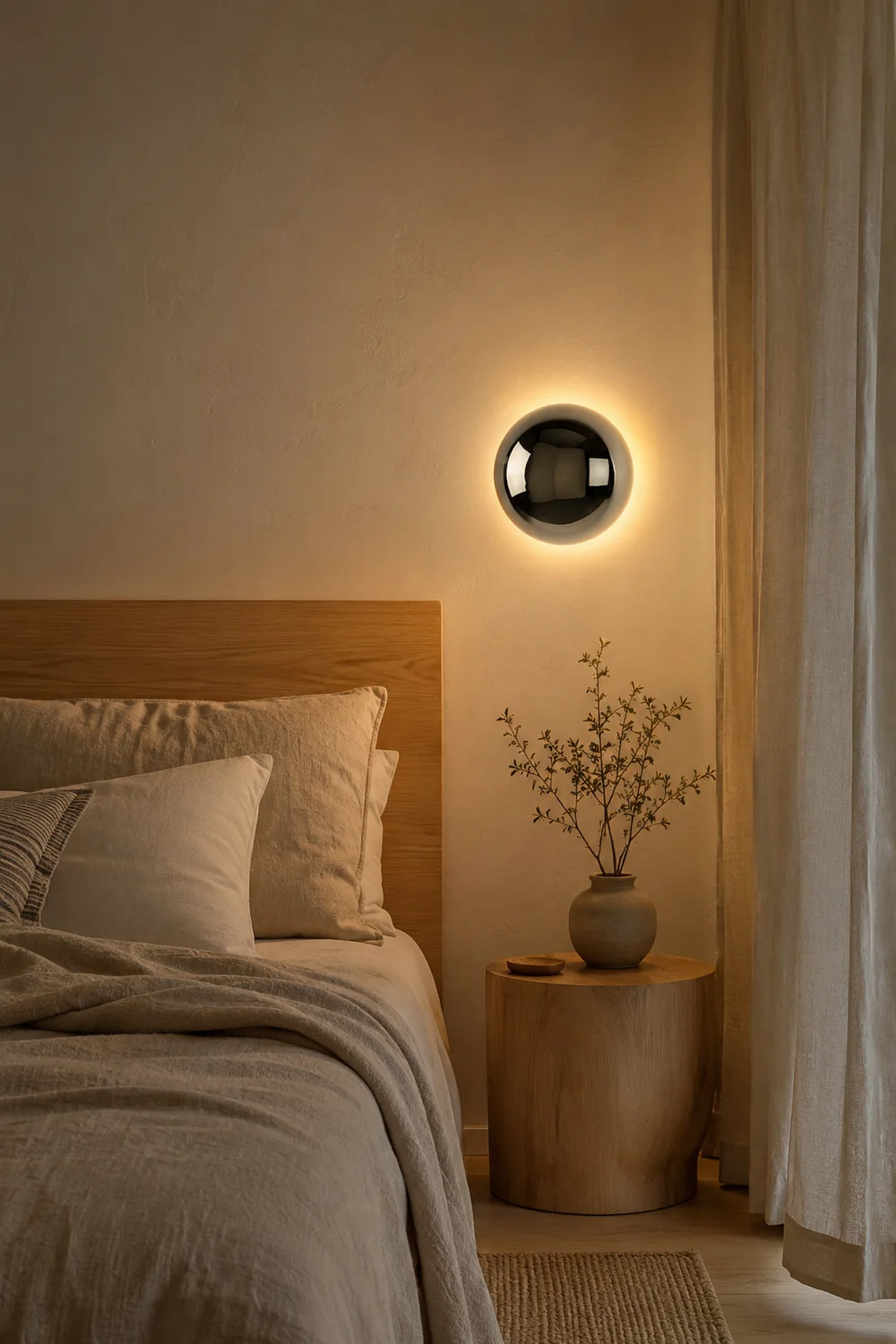 Round Metal Wall Lamp - Lumpaz