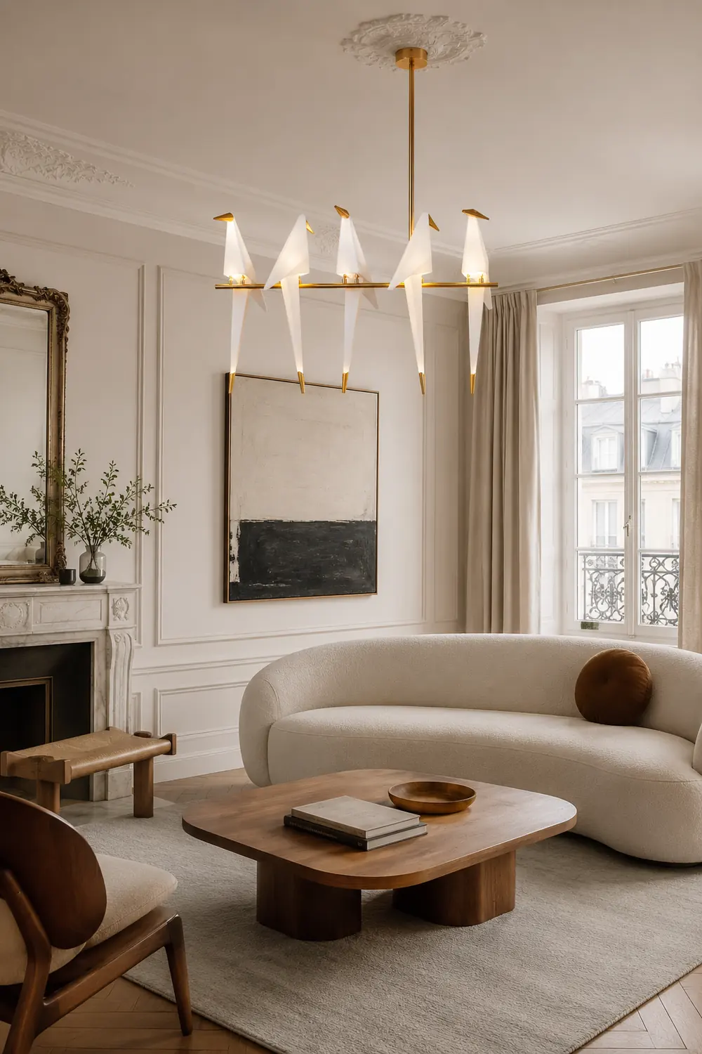 Perching Bird Chandelier - Lumpaz