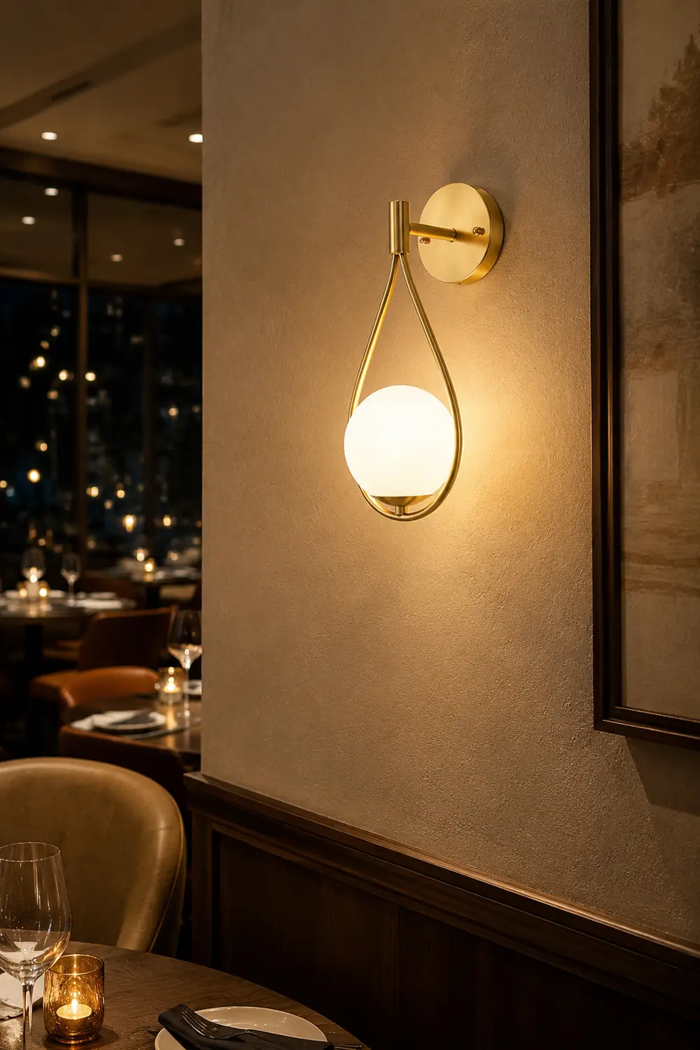 Brass Vanity Wall Lamp - Lumpaz
