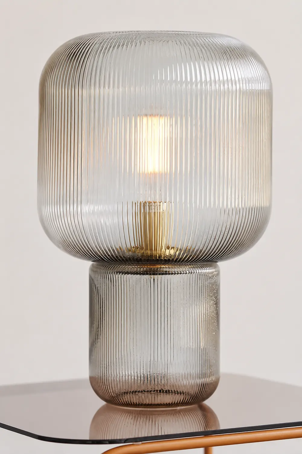 Oval Glass Table Lamp - Lumpaz