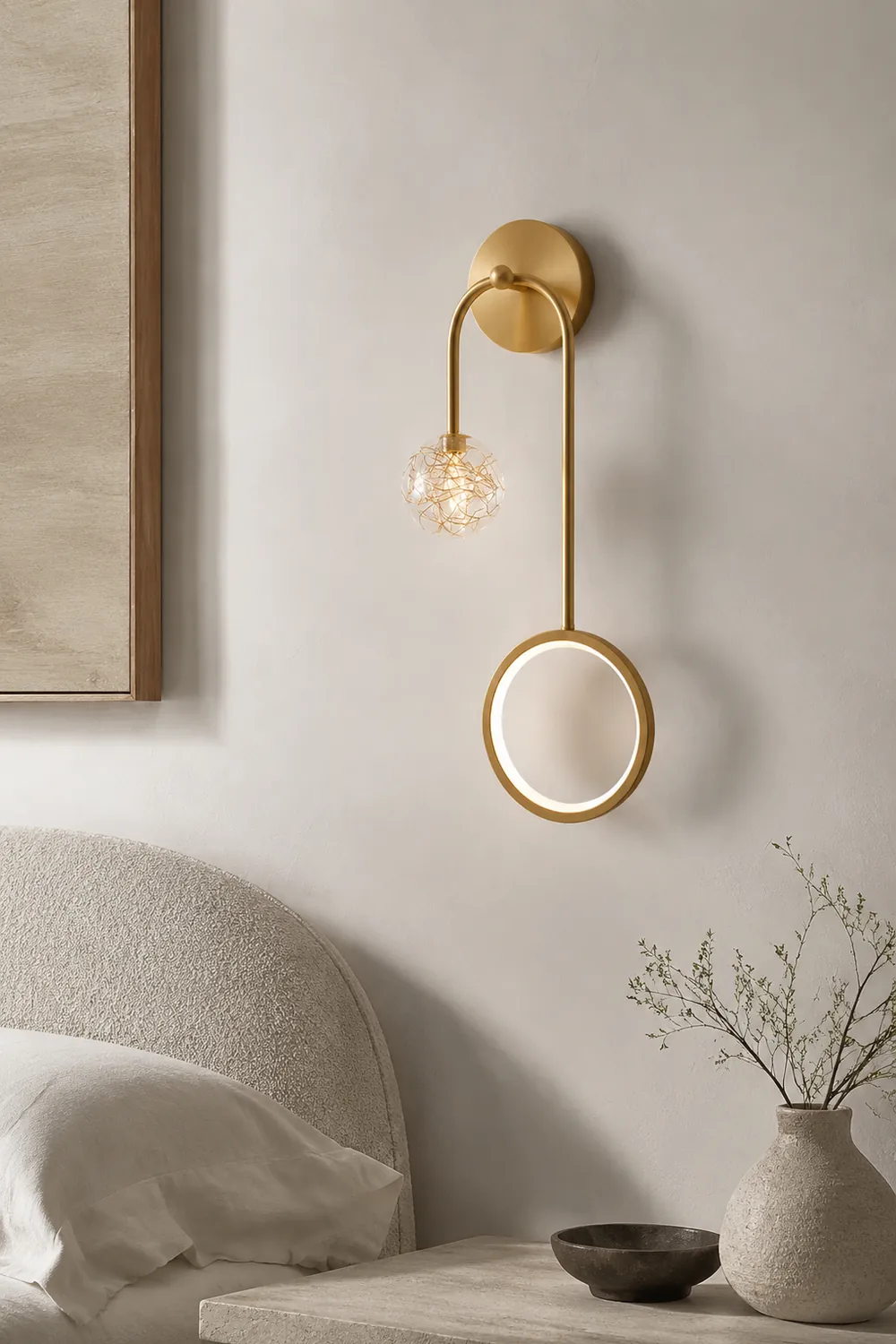 Gypsophila Wall Lamp - Lumpaz