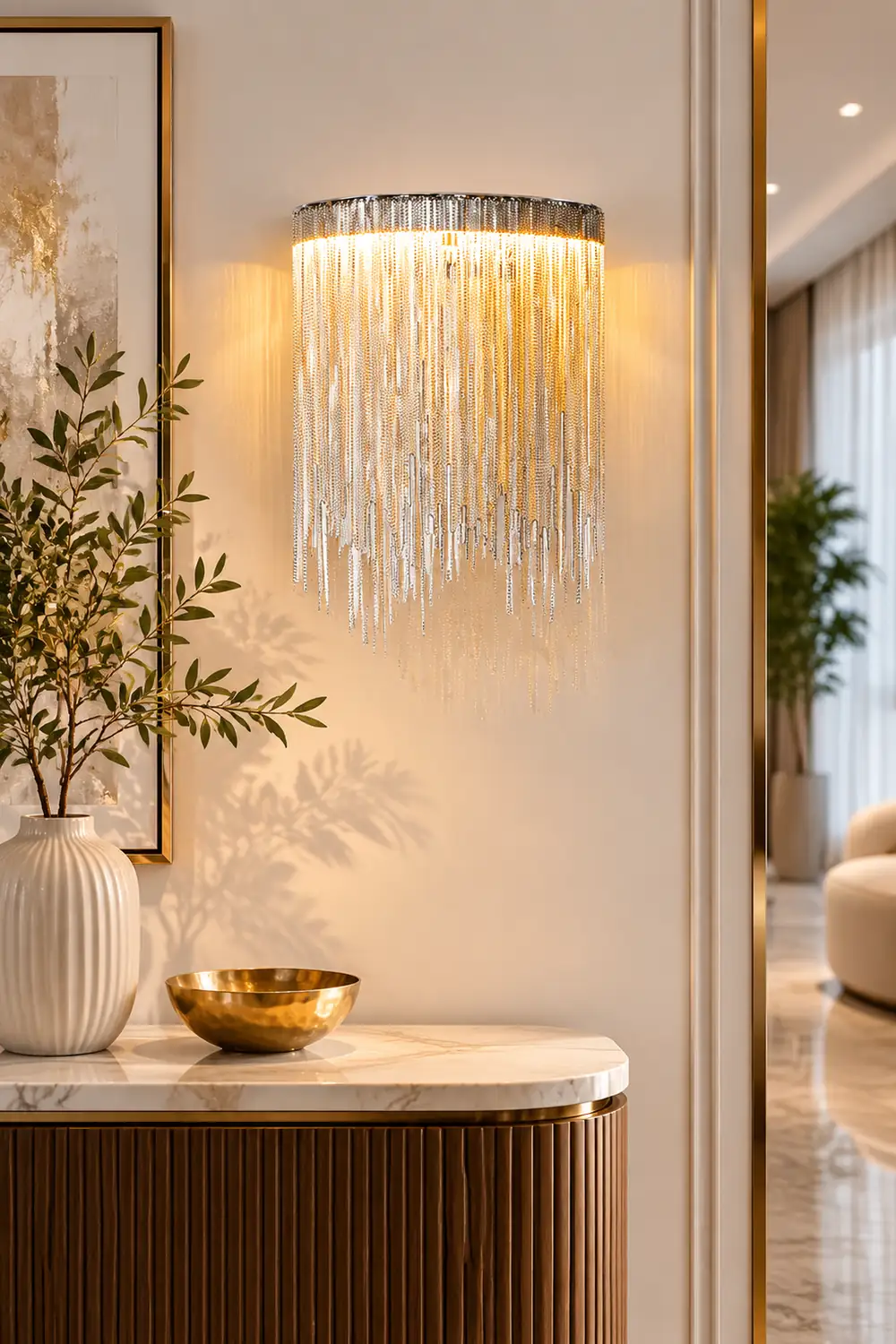 Cadena Tassel Wall Lamp - Lumpaz