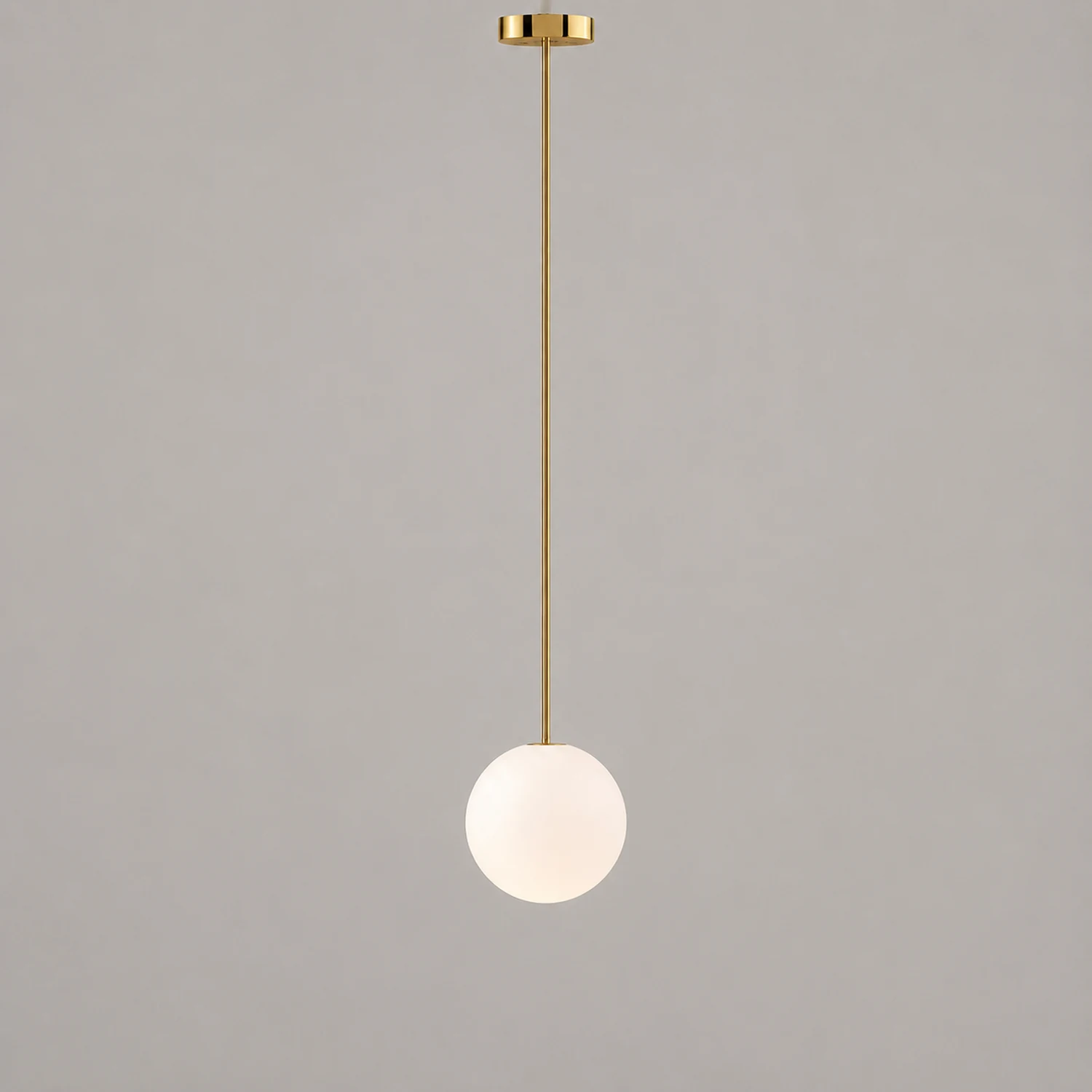 Brass Architectural Pendant Light - Lumpaz